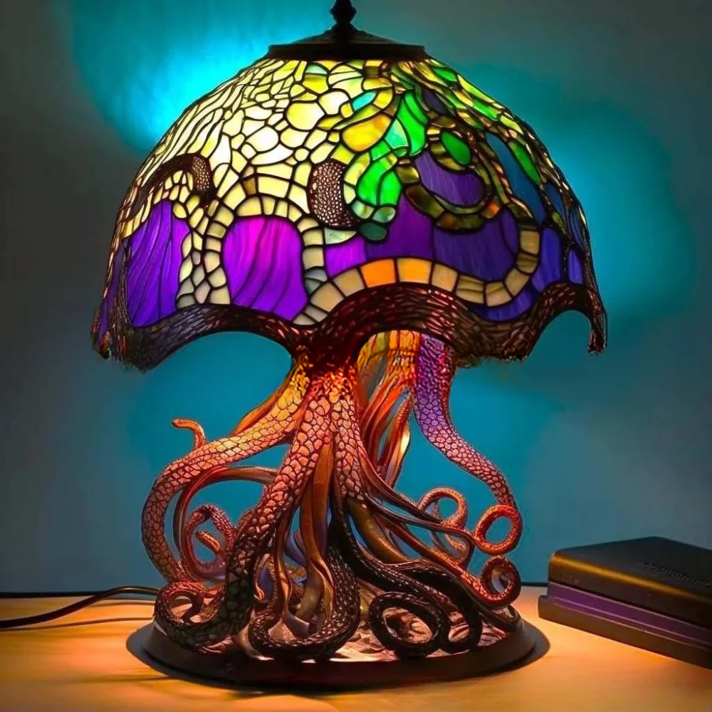 Tischlampe im Tierdesign aus Glas