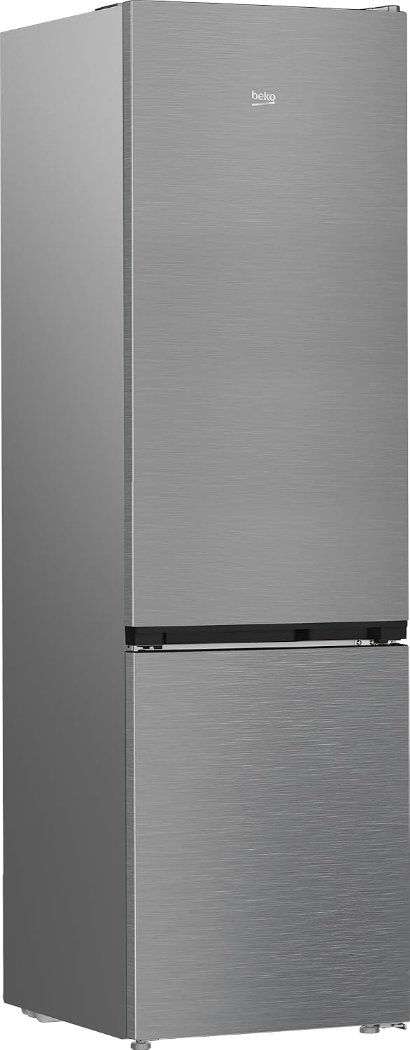 Beko Kühl- Gefrierkombination B5RCNA416HXB, 415 Liter Nutzinhalt, 203,5 cm hoch, Wechselbarer Türanschlag, 297 l Kühlen, 118 l Gefrieren, 3 Gefrierschubladen, 35 dB, Manhatten Gray
