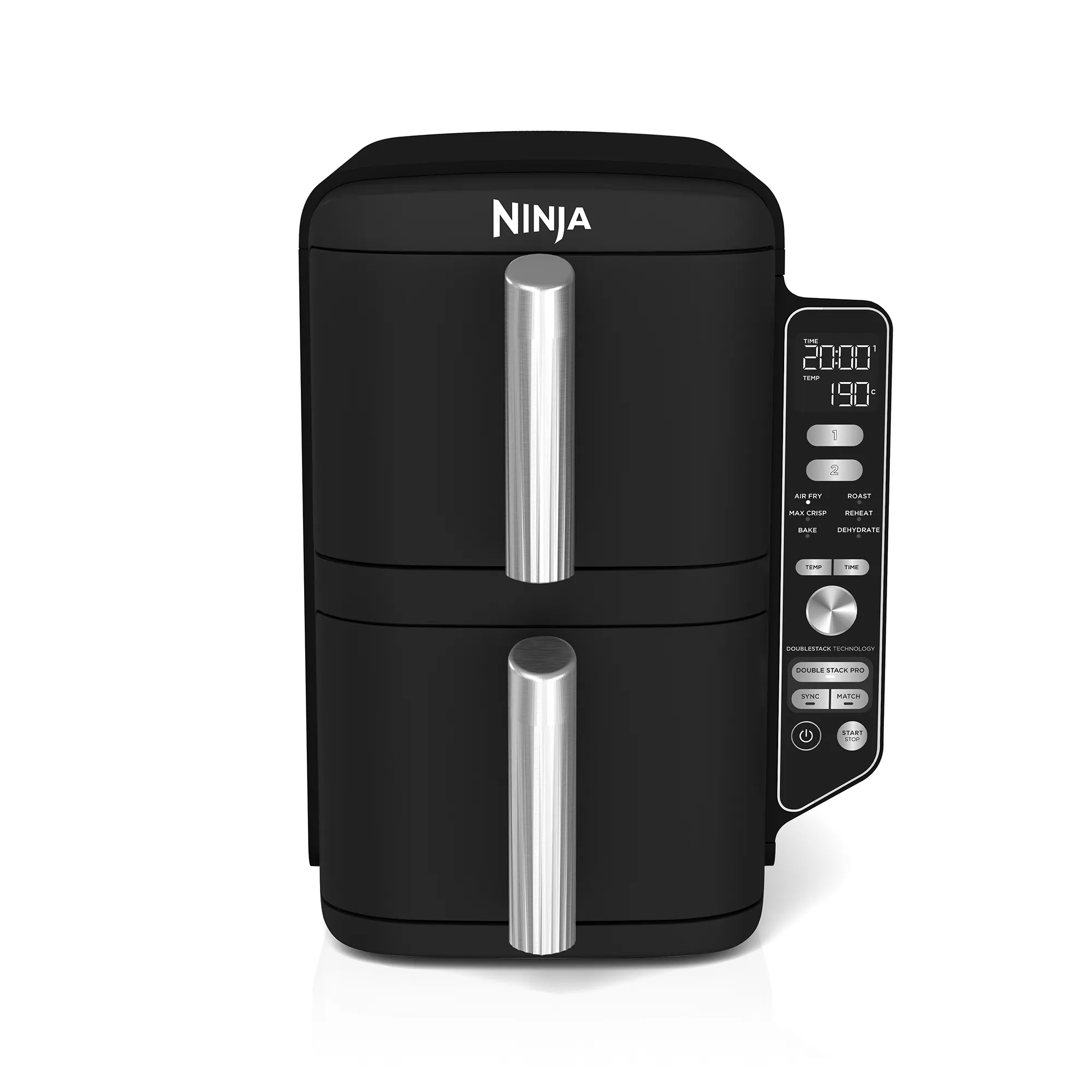 2025 Ninja DoubleStack XXXL 9,5 l heteluchtfriteuse met 2 lades