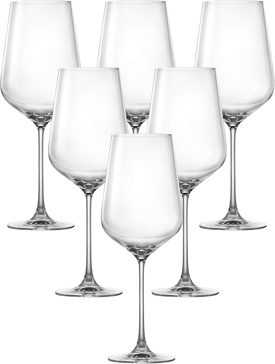 LUCARIS Hongkong Hip Bordeaux Wine Glass Set �C 770ml, Set of 6