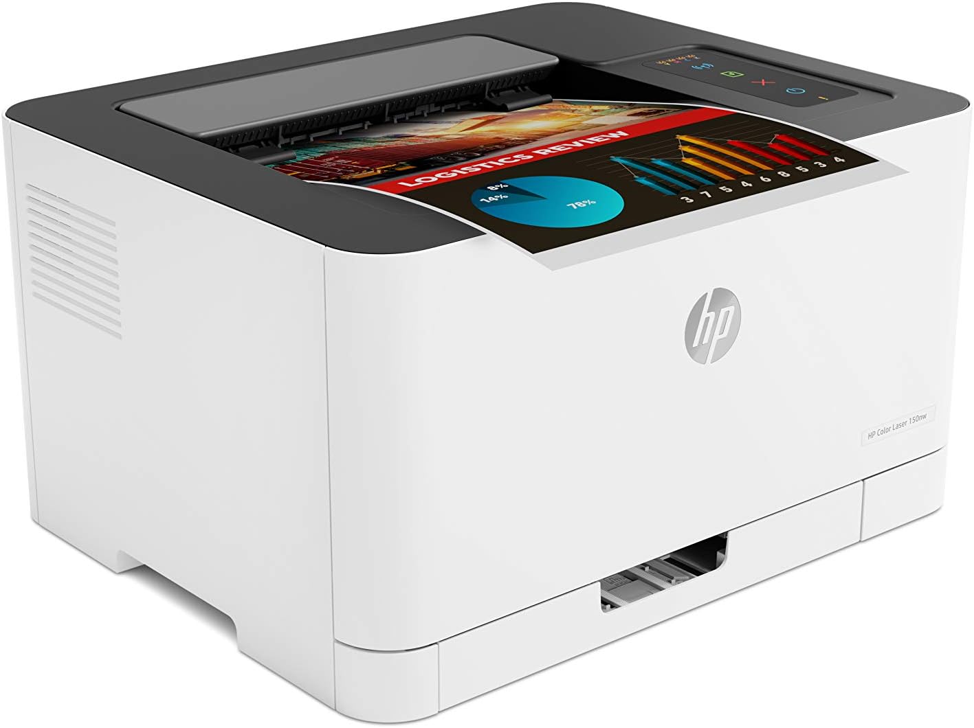 HP Color Laser MFP 179fwg Multifunktions-Farblaserdrucker, Drucken, Kopieren, Scannen, Faxen, Automatische Dokumentenzuführung, Wi-Fi, Ethernet, USB, HP Smart App