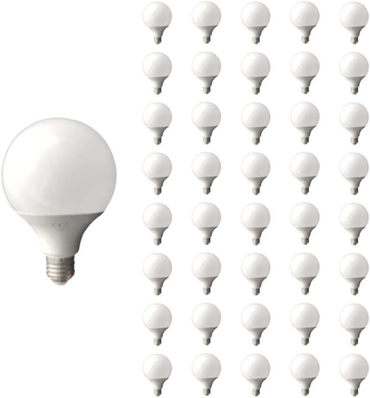 Silamp LED-Leuchtmittel, E27, 12 W, 220 V, G95, 300 Grad, Globe (40 Stück) – Warmweiß 2300 K – 3500 K