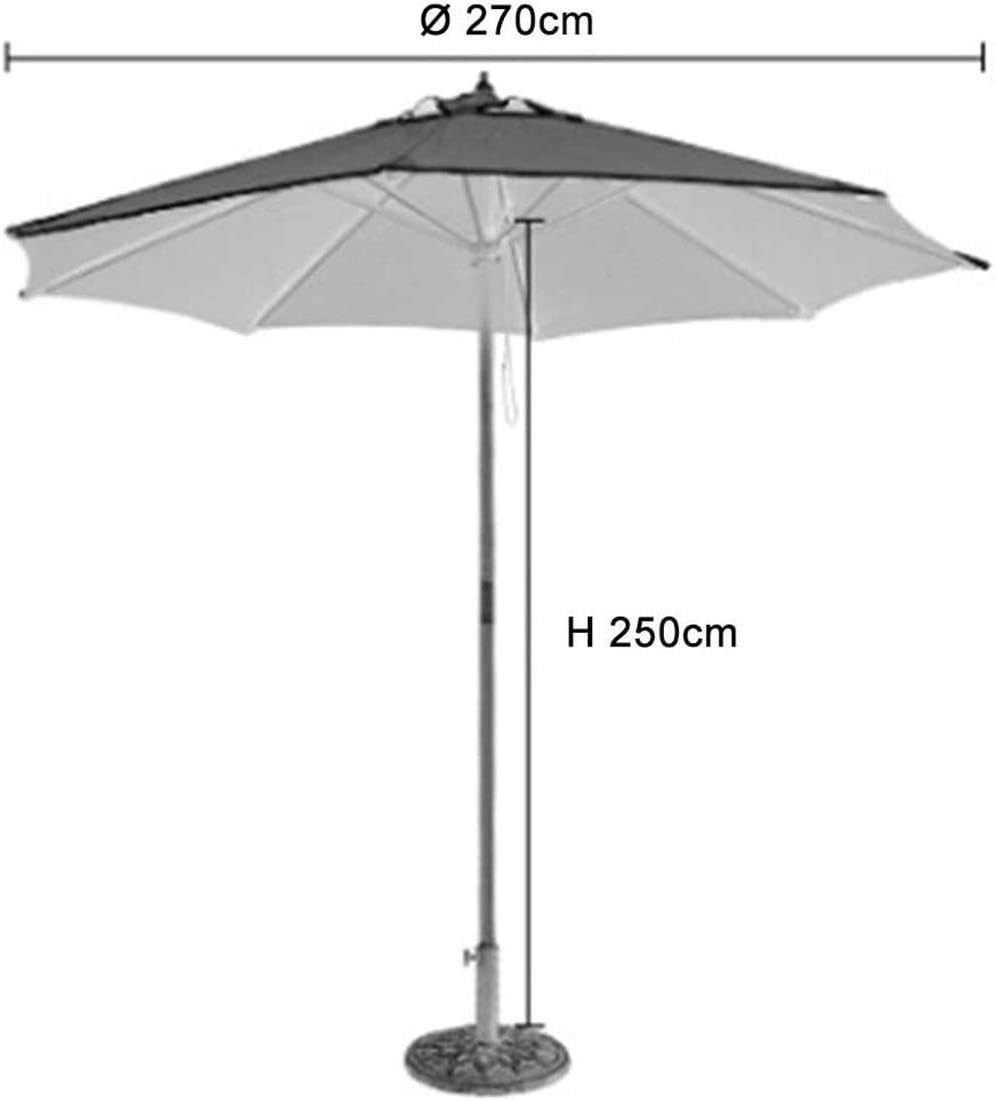 Garten-Sonnenschirme für den Außenbereich, Sonnenschirme, 2,7 m, Garten-Terrassenschirm – Outdoor-Markt-Tischschirm mit Kurbel für Garten, Terrasse, Hinterhof und Poolseite good