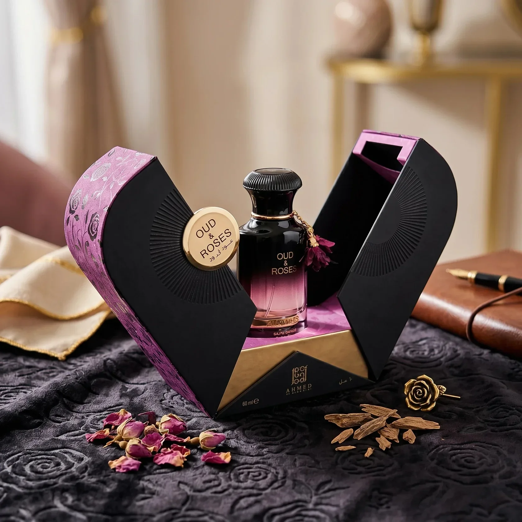 Oud & Roses Perfume 60ml EDP By Ahmed Al Maghribi