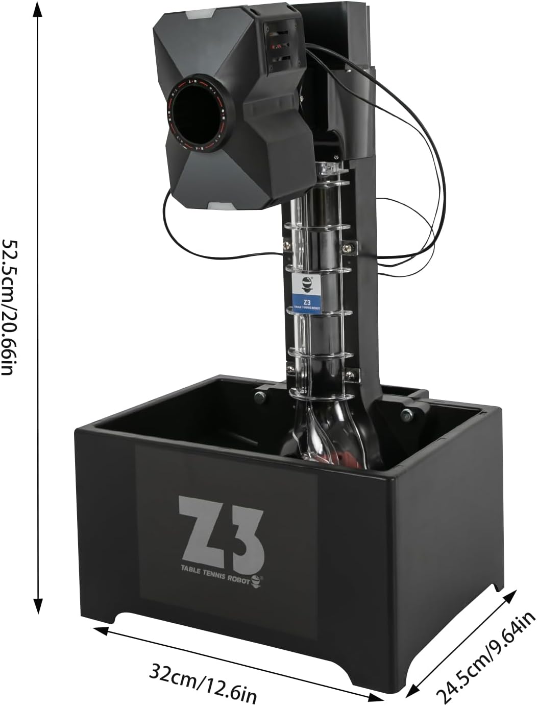 Automatische Tischtennis Ballmaschine, Ping Pong Ballmaschine, Ping Pong Ball Maschine mit Netz, Mehrere Serviermodi Tischtennis Roboter, Tischtennismaschine, 100 Bälle Kapazität