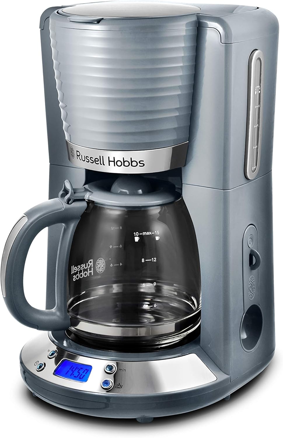 Russell Hobbs Inspire Grey Frühstückset Toaster, Wasserkocher und Kaffeemaschine