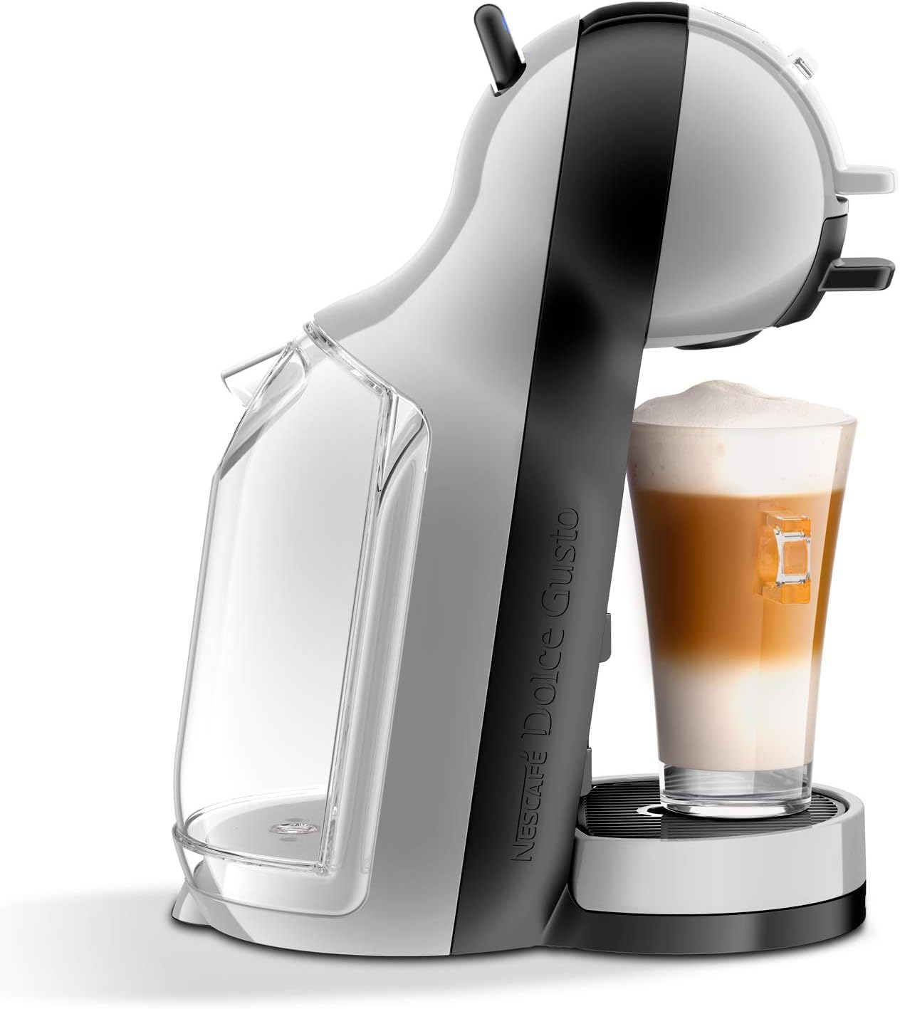 NESCAF DOLCE GUSTO MINI ME by KRUPS arctic-grey/ schwarz automatische Kaffeekapselmaschine