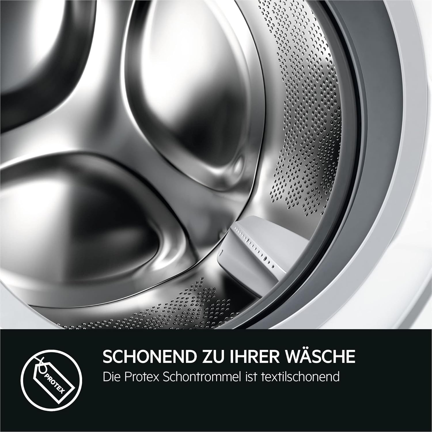 AEG Waschmaschine, 8,0 kg, Leise, Mengenautomatik, Nachlegefunktion, Kindersicherung, Schontrommel, Wasserstopp, 1600 U/min, L6FBA51680