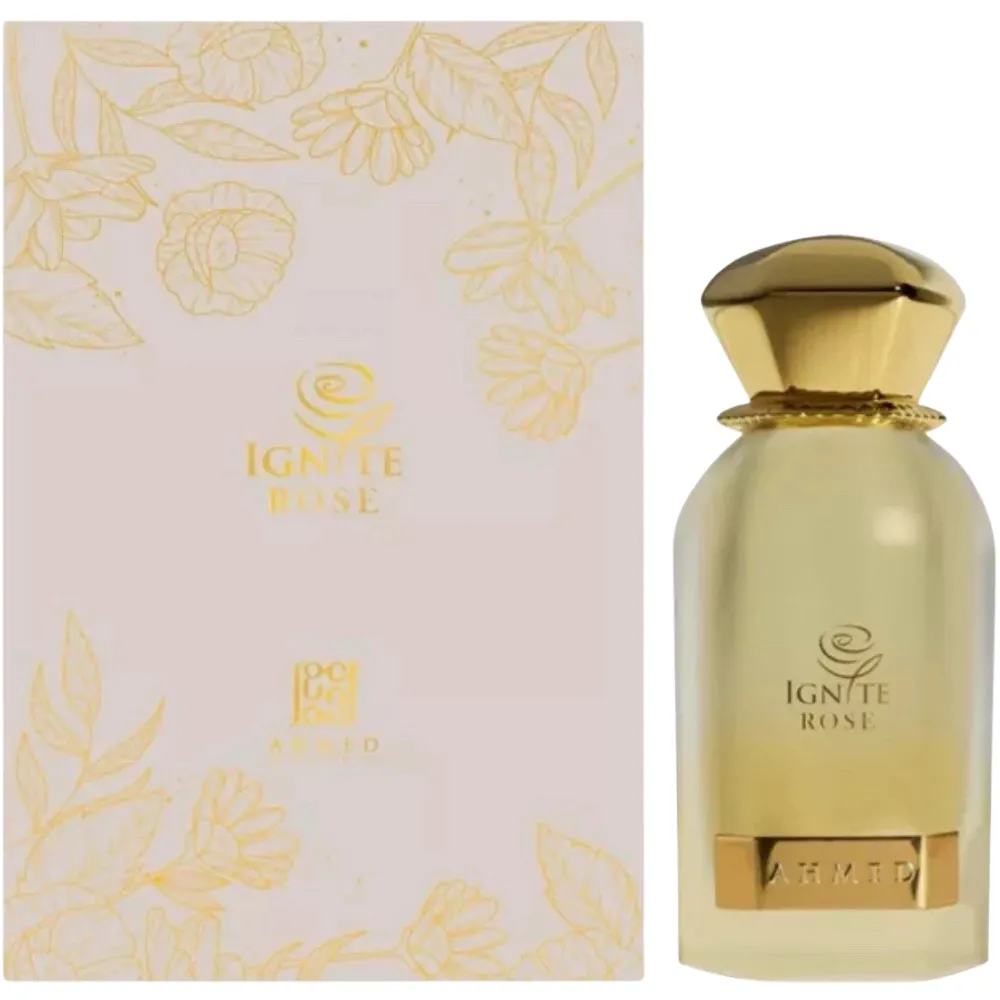 Ignite Rose Eau De Parfum 60ML  Unisex Luxury Fragrance by Ahmed Al Maghribi | Long-Lasting Scent
