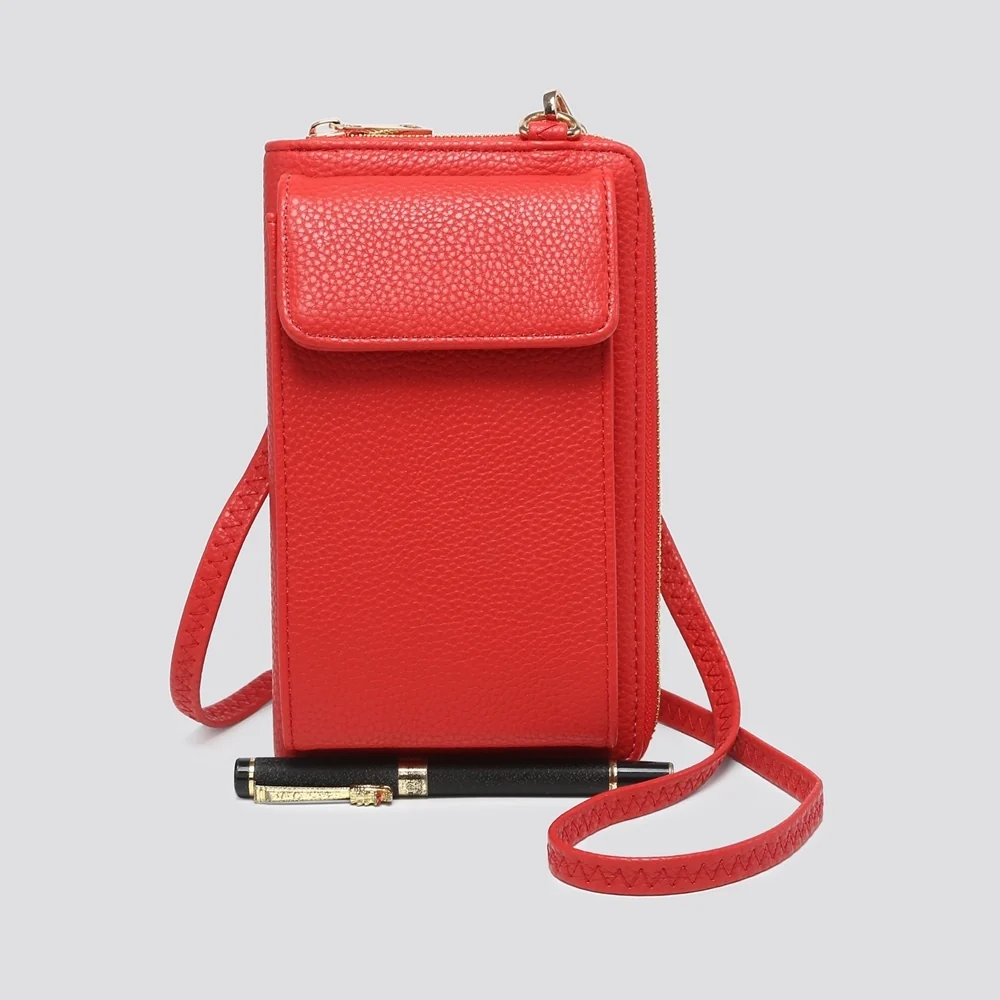 Rachel Phone Crossbody Bag | Red