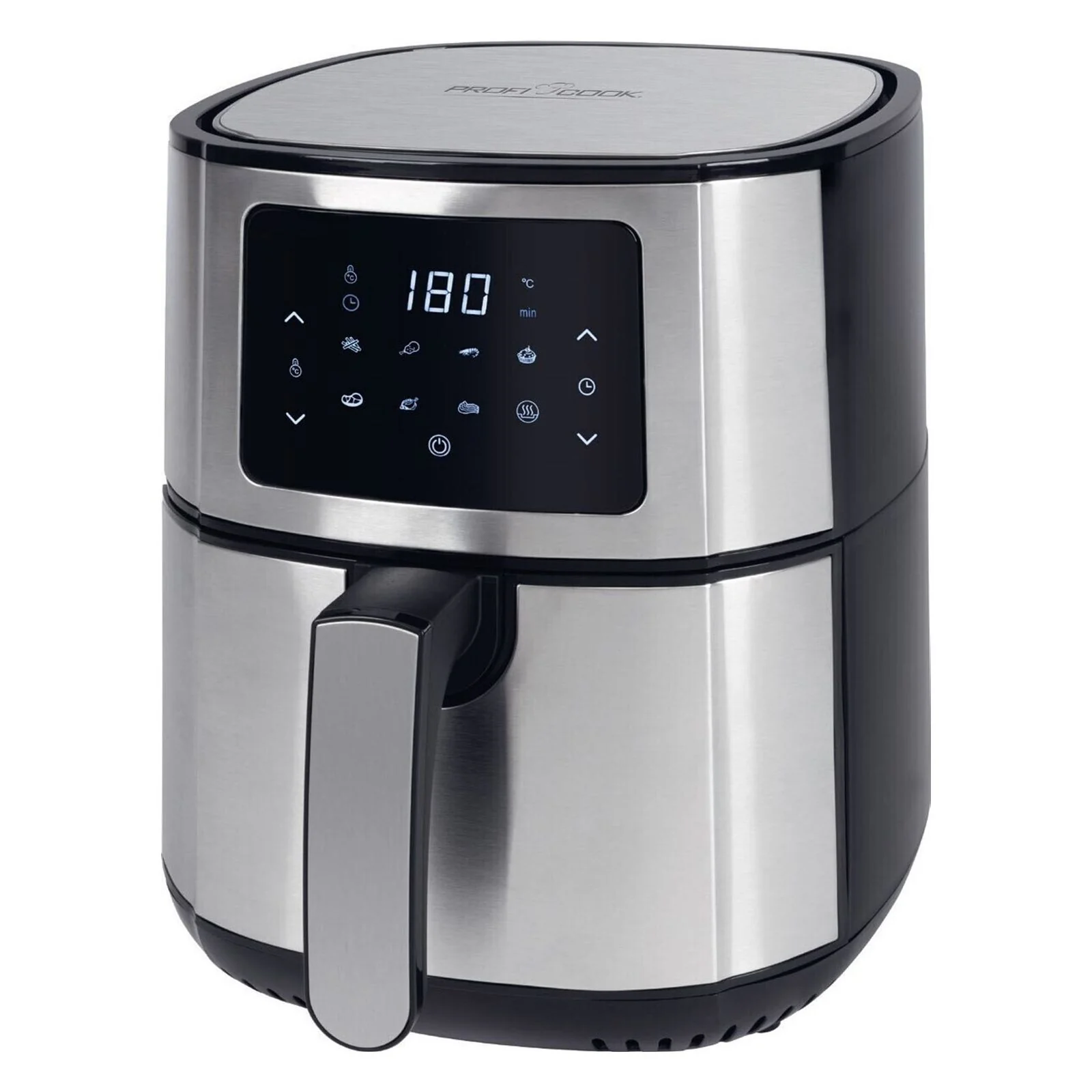ProfiCook PC-FR 1239 H heteluchtfriteuse 5,5 l zwart, roestvrij staal