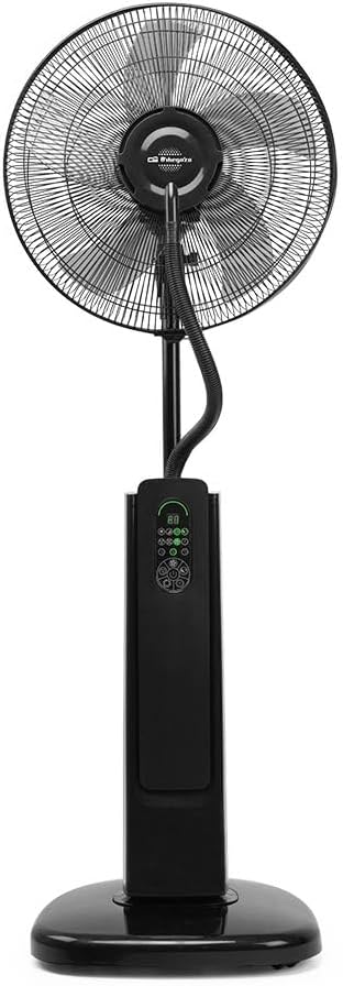 Orbegozo SFA 7500 Ventilateur nébuliseur 60 W 5 pales 40 cm 9 vitesses Réservoir 1,8 L
