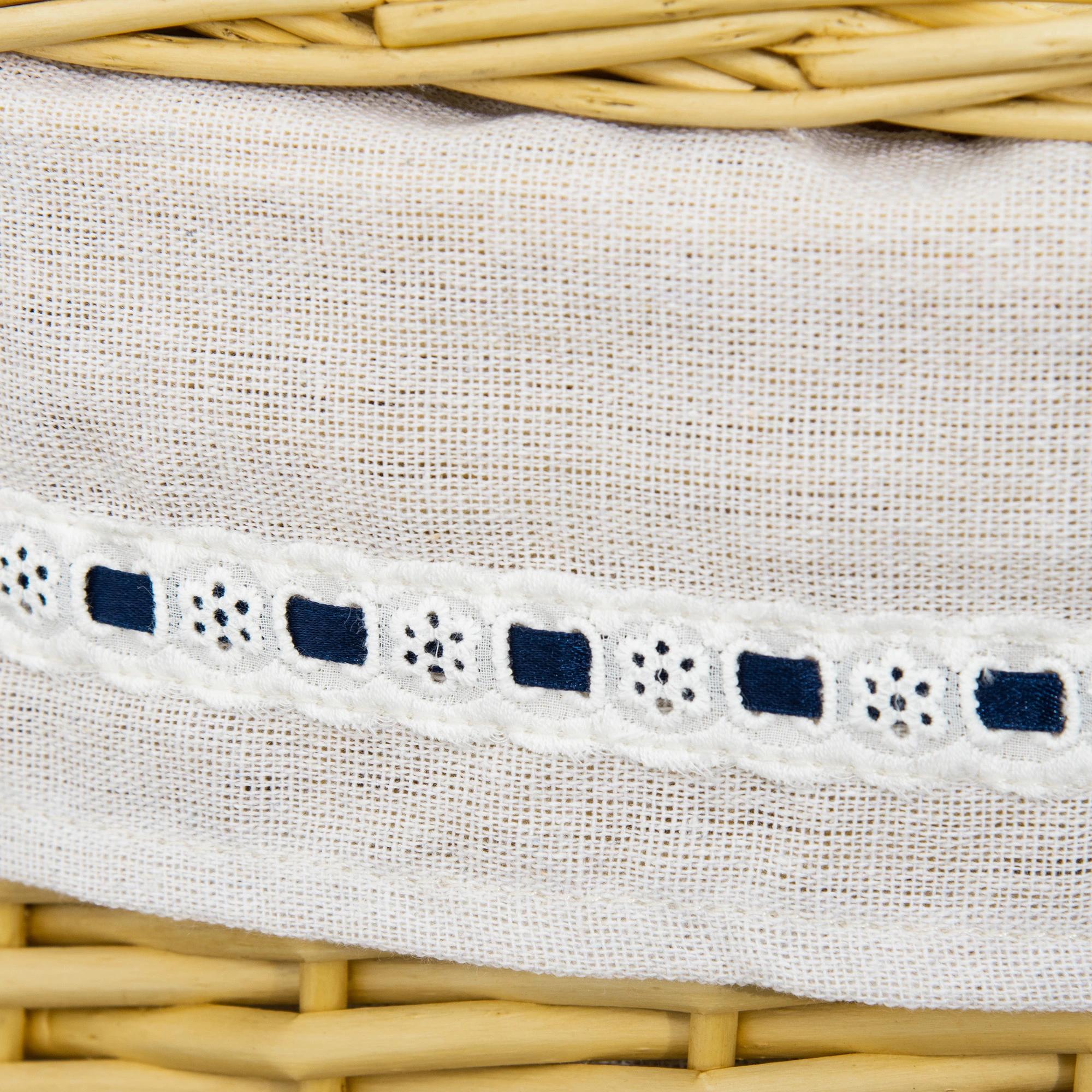 rieten wasmand 51cm x 38cm x 57cm