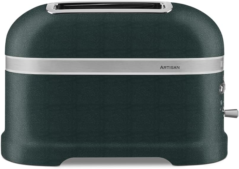 KitchenAid Toaster f��r 2 Scheiben mit Sandwich-Zange | Artisan | Retro Toast Machine | Verschiedene Funktionen und Br?unungsstufen | Gr��n