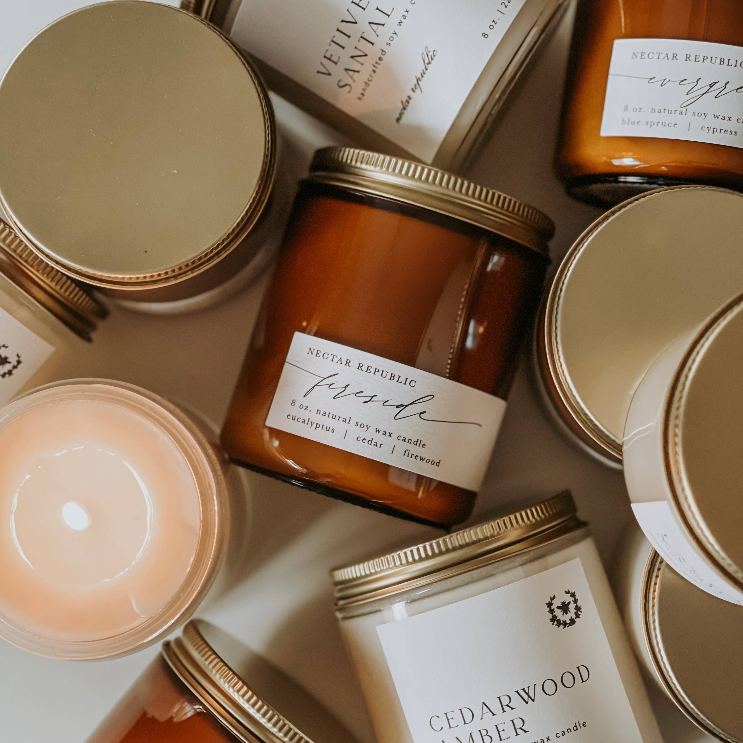 Holidays : Jar Soy Candle??NECTAR REPUBLIC