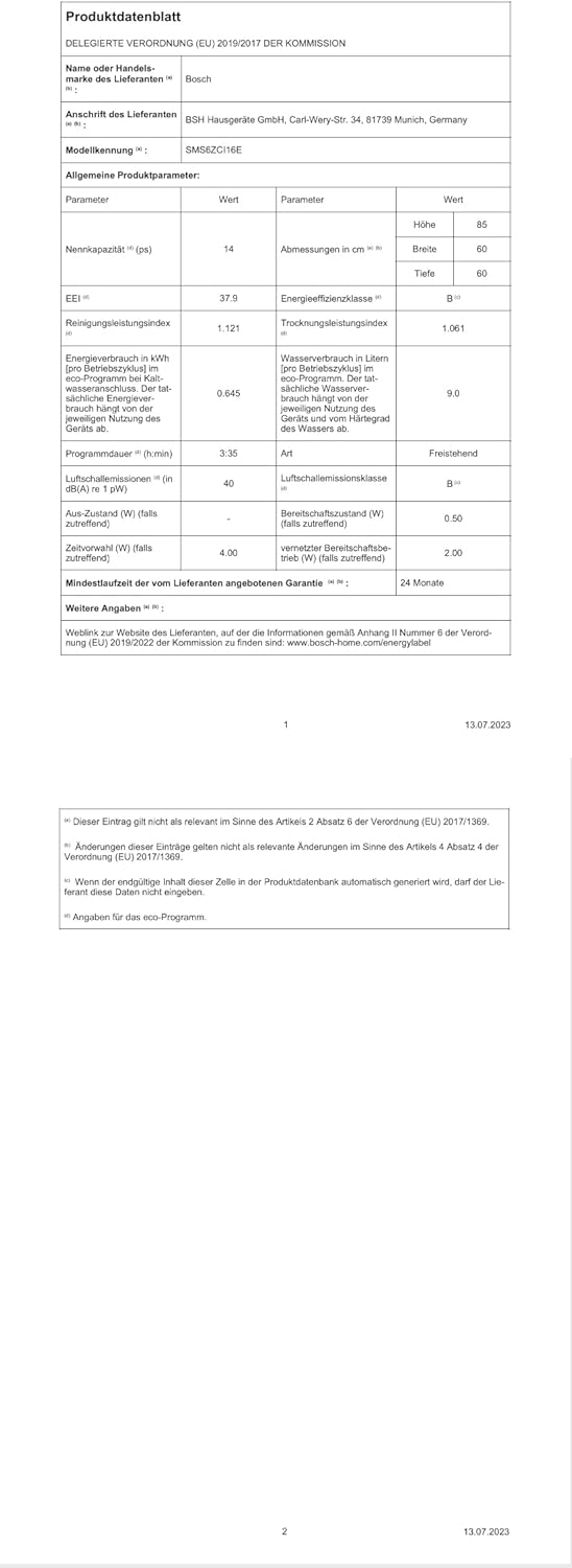 Bosch SMV4ETX08E, Serie 4, Smarter Geschirrspüler Vollintegriert 60 cm, Besteckkorb, Spülmaschine mit Programmassistent, besonders Leise, Rackmatic, Automatische Türöffnung, InfoLight, AquaStop