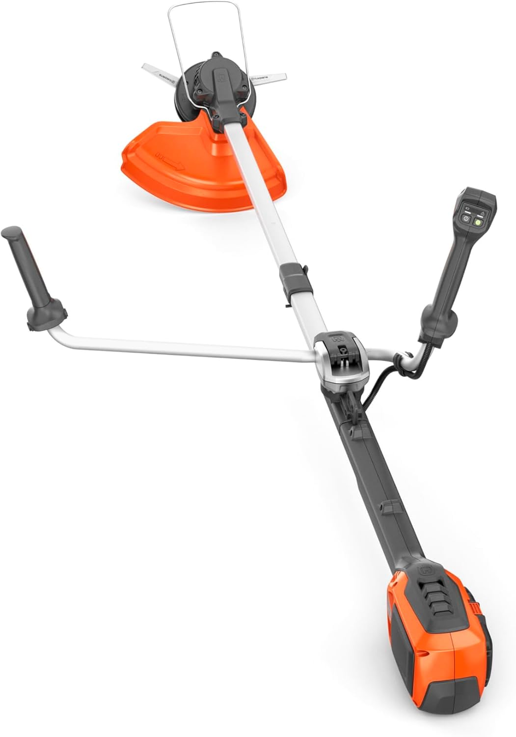 Husqvarna 220iR Akku-Rasentrimmer - 36V-Rasentrimmer mit bürstenlosem Motor, Boost-Modus, 36 cm Schnittbreite, Trimmerfaden und Kunststoff-Schneidklingen inkl. Tragegurt (inkl. Akku & Ladegerät)