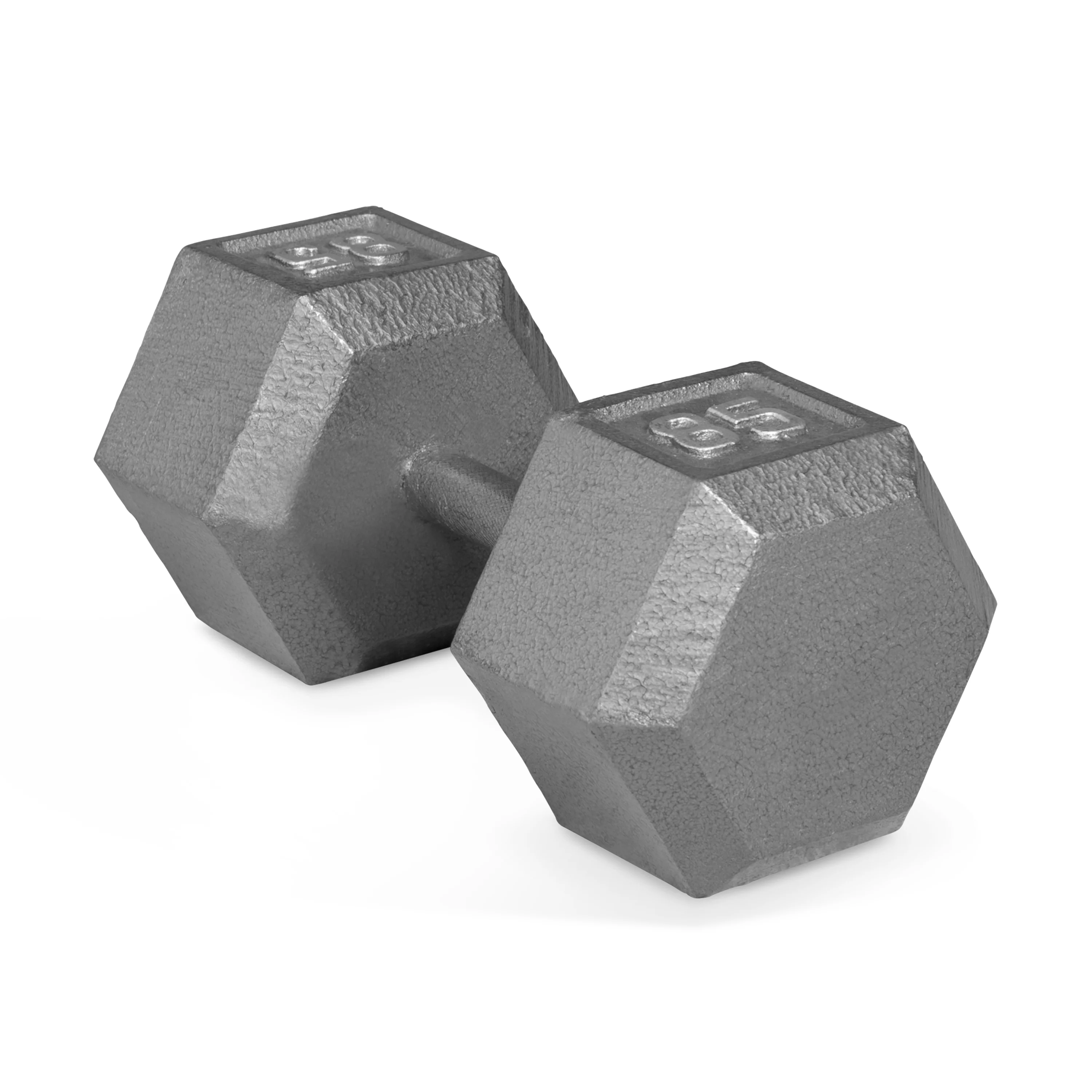 CAP Barbell 85 lb gietijzeren hexagonale dumbbell, los verkocht