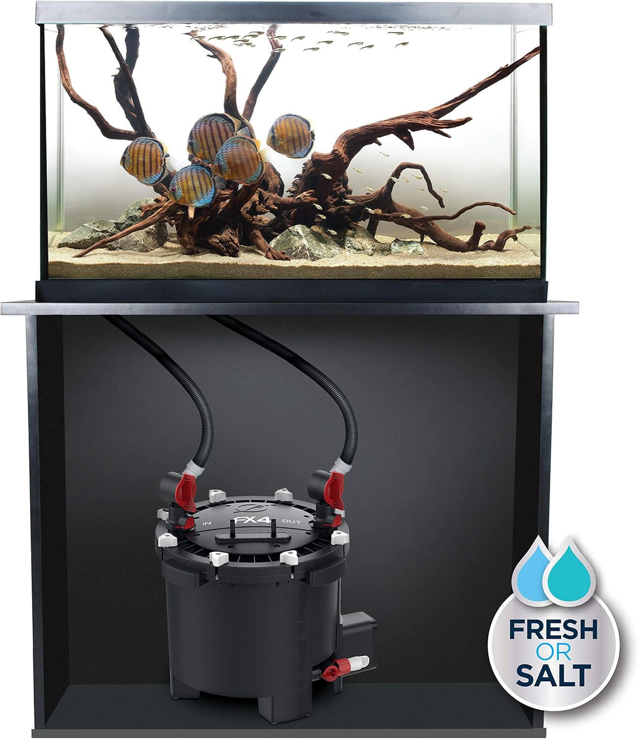 Fluval A214 FX4 Hochleistungs-Außenfilter, für Aquarien mit einerKapazitätvonbiszu1.000Lgeeignet