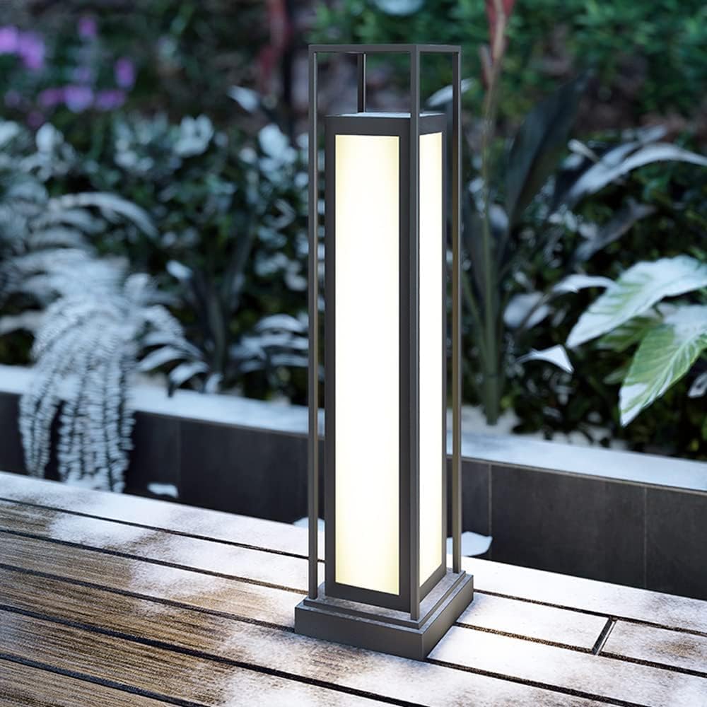 Moderne LED-Außenleuchten für den Außenbereich, wasserdicht, IP55, stilvolle Garten- und Hoflampen für Decks, Wege und hängende Dekoration, Bodenmontage