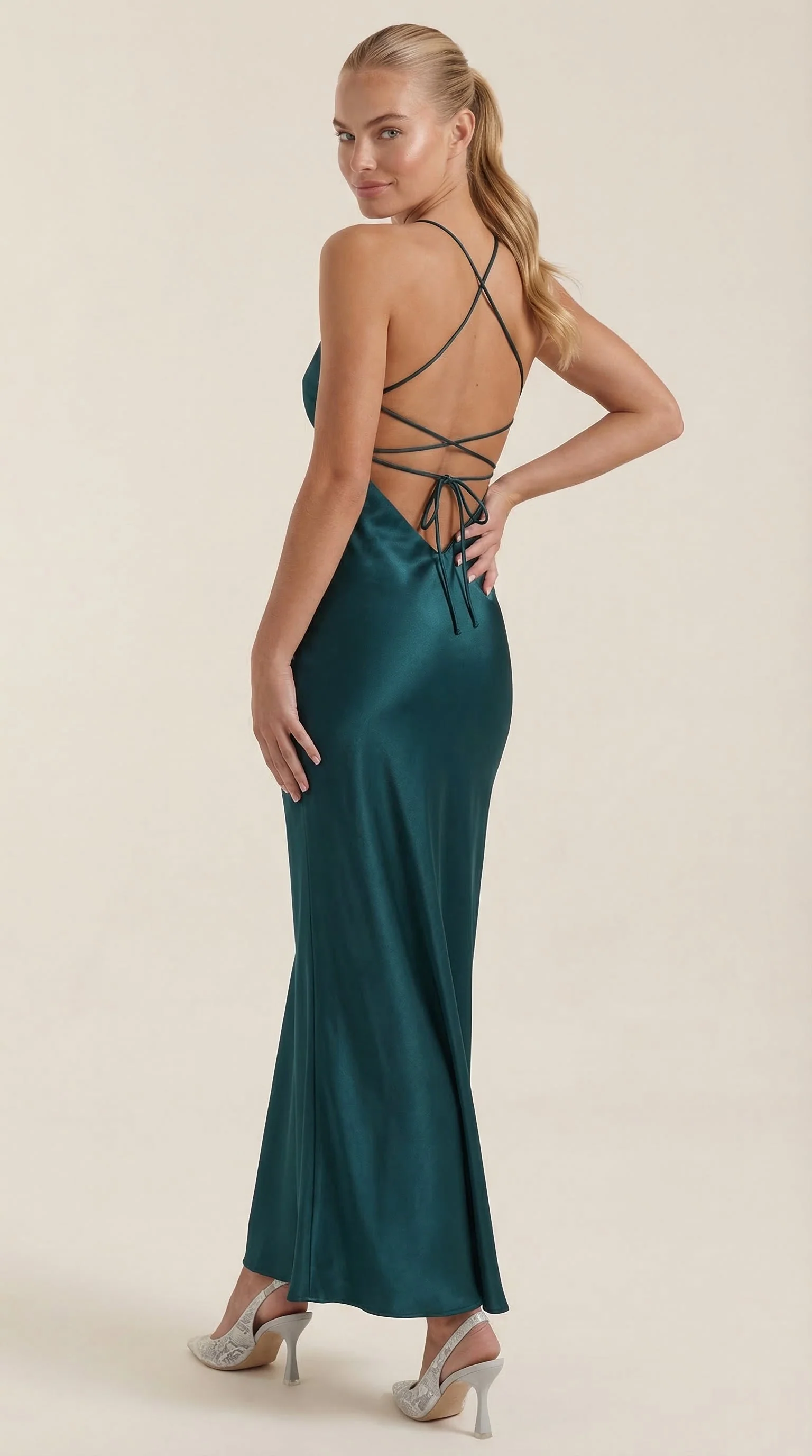 Slip-Maxikleid