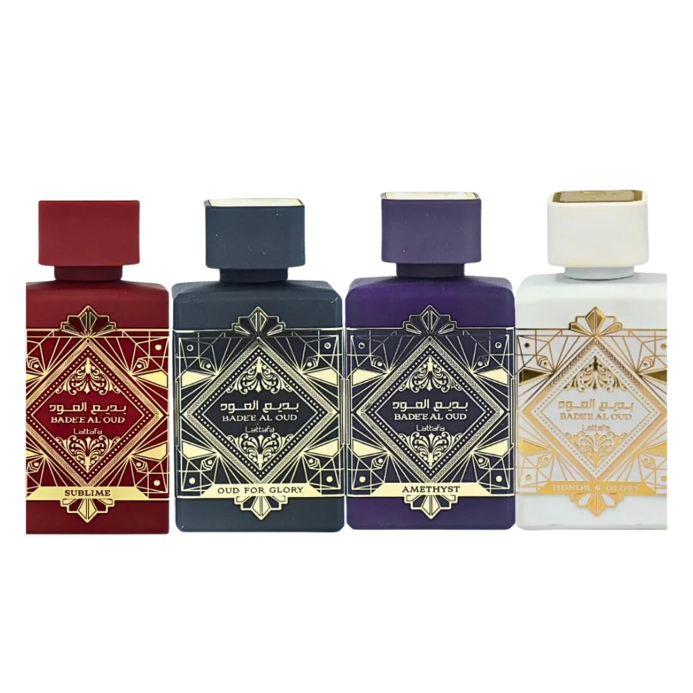 Badee Al Oud Bundle Pack �?Oud for Glory & Amethyst Sublime EDP 100ml by Lattafa