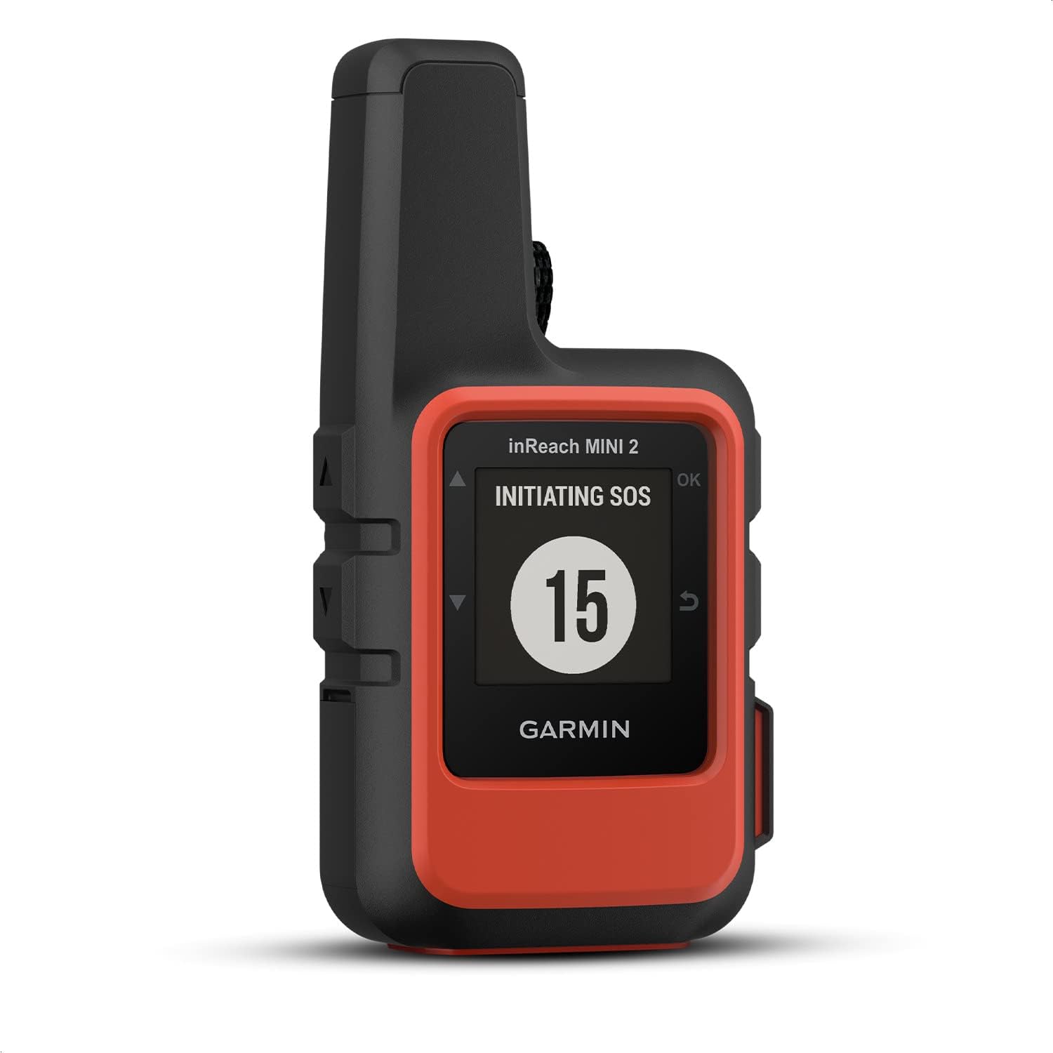 inReach Mini 2 – GPS-Satelliten-Kommunikationsgerät mit 24/7 Notruf-Funktion, weltweitem Nachrichtenversand ohne Mobilfunkempfang (ABO erforderlich) & Pfeilnavigation, bis 14 Tage Akkulaufzeit