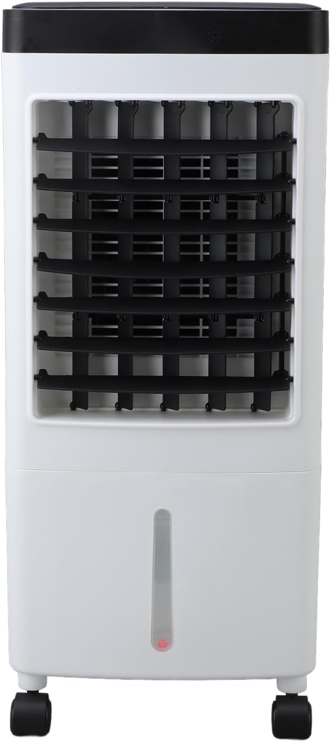 Tragbarer Verdunstungsluftkühler mit Fernbedienung, 3 Geschwindigkeitsstufen, Energiesparender Verdunstungskühler mit Fernbedienung für das Homeoffice (EU-Stecker 220 V)