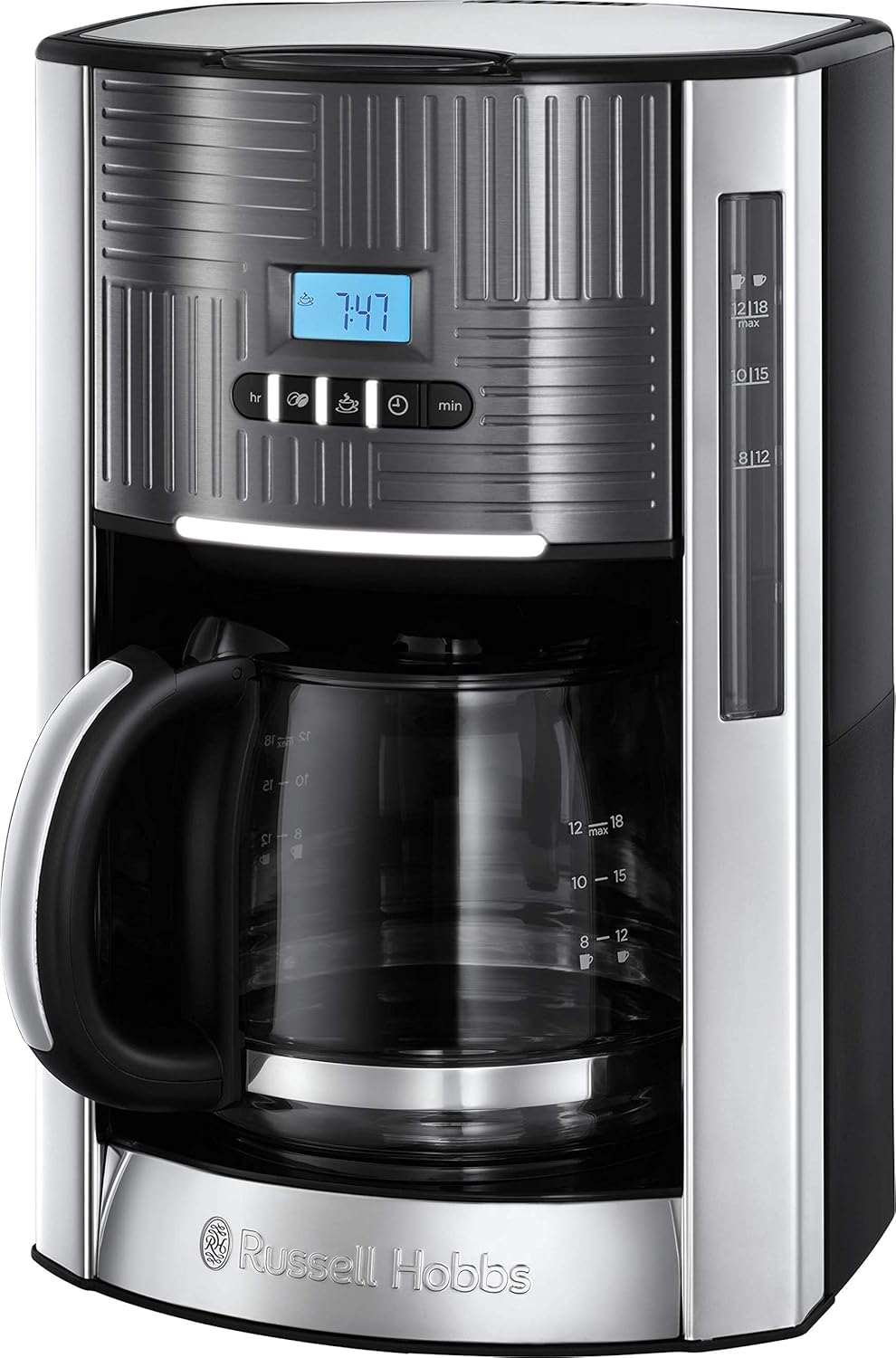 Russell Hobbs GeoSteel Frühstückset Toaster, Wasserkocher und Kaffeemaschine