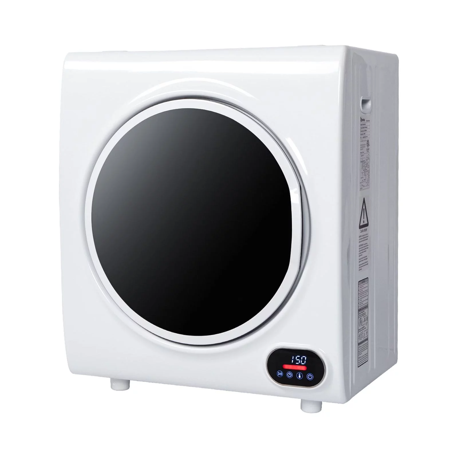 2025 Compacte en Draagbare Droger voor Thuis met LED-scherm, Trommel Droger van 2,6 Kubieke Voet - Wit, 110V, Capaciteit 4KG, Energie-effici?nt Apparatuur