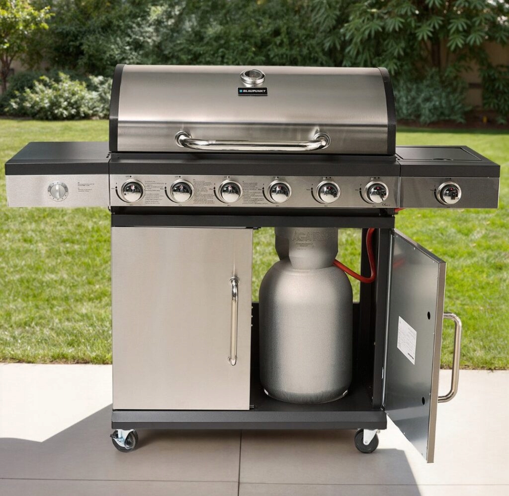 GRILL GAZOWY 6+1 STAL NIERDZEWNA 16,5KW