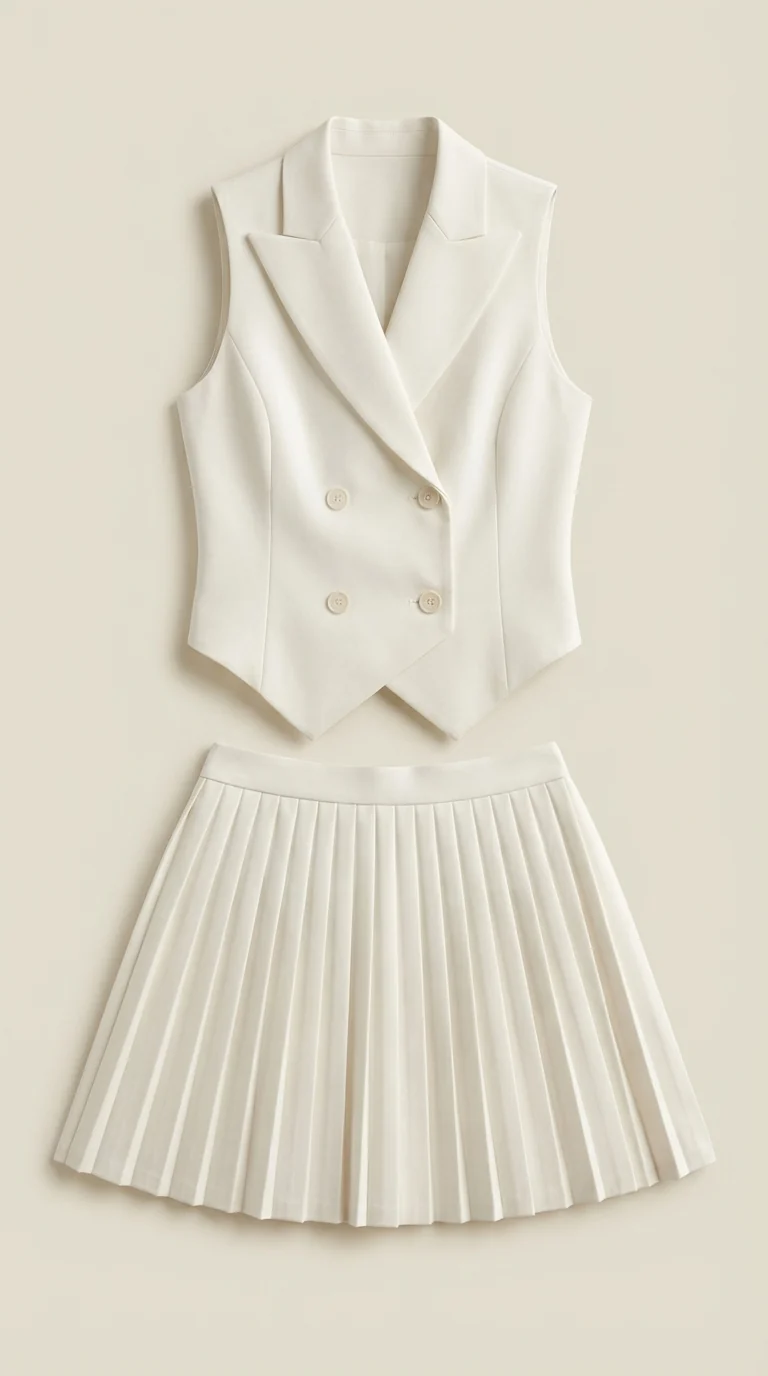 Blazer-Weste-Rock-Set
