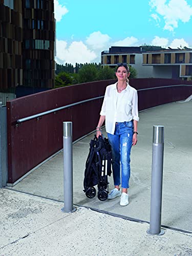 Chicco OHlalà Twin Passeggino Gemellare Doppio da 0 Mesi a 15 kg, Passeggino Leggero Reclinabile e Pieghevole, Chiusura Compatta, Poggiagambe Regolabili, Parapioggia e Capottina Estendibile, Nero : Prima infanzia