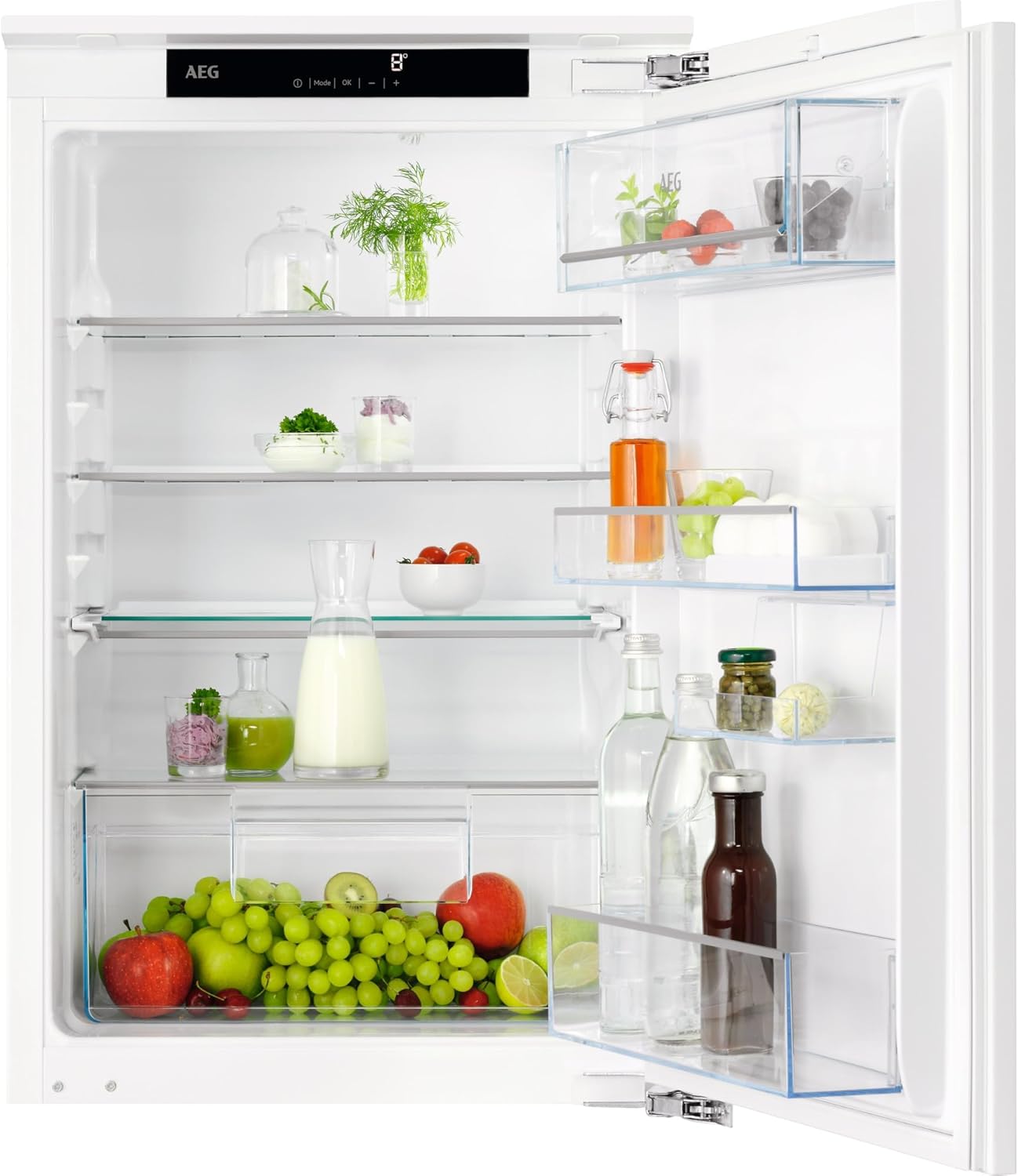AEG TSK5O881ES Built-In Fridge / 880 mm / 142 L/Tow Door/E