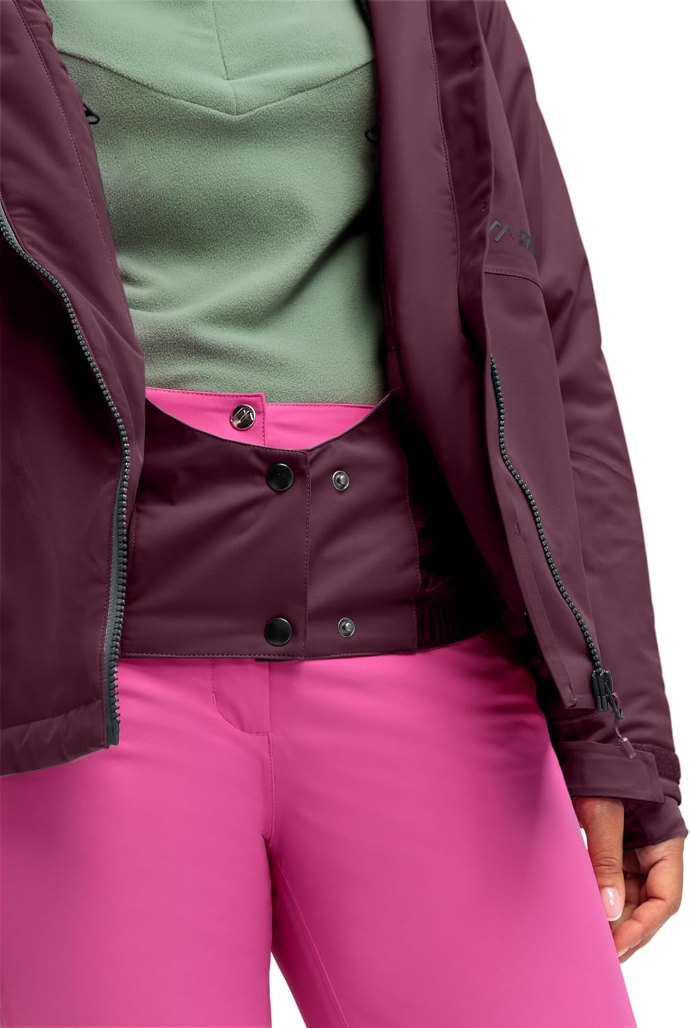 Maier Sports Straja, Warme Damen Skijacke, Wasserdichte Winterjacke mit 4-Wege-Stretch, mTEX Wetterschutz und mTHERM für hohen Wärmerückhalt, PFC-frei