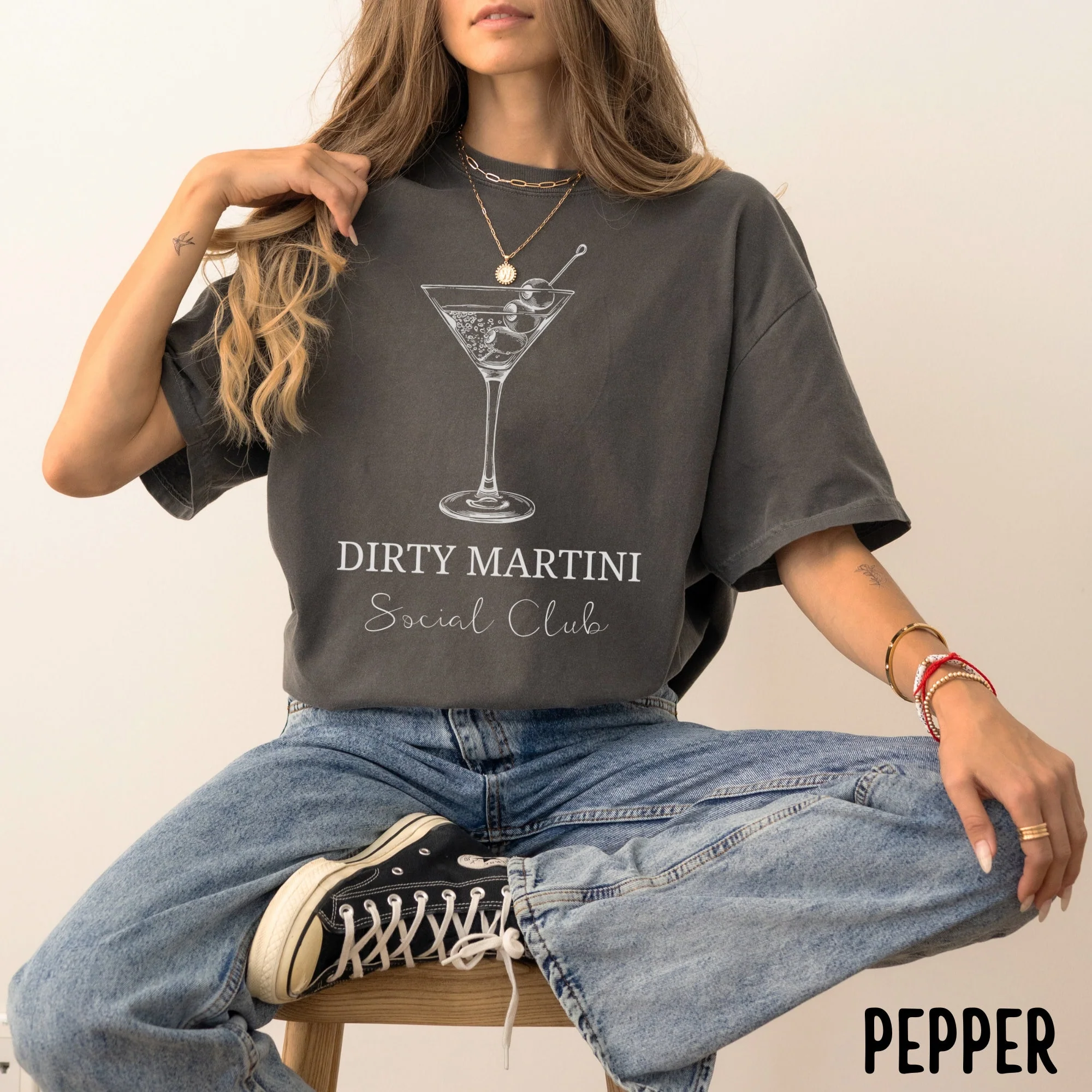 Dirty Martini Social Club Crewneck Sweatshirt | Social Club Shirt, Bachelor, Bachelorette, Birthday Party Outfit | Gift for Her