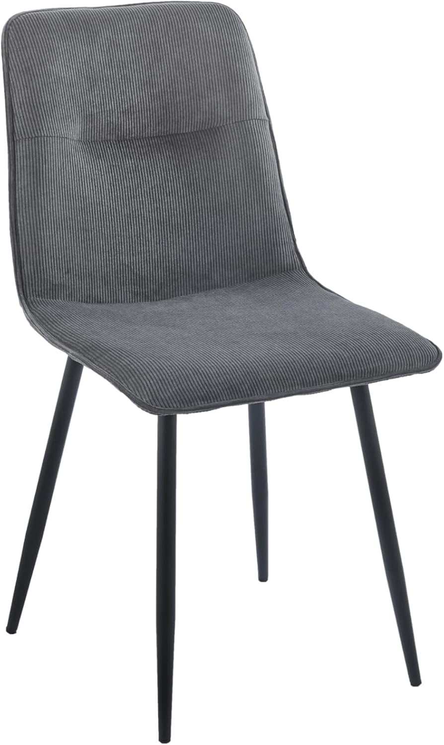 SAM 7 TLG. Essgruppe Josy | 200 x 100 cm | Holz Wildeiche-Optik | Stuhl Set Susi Grau | U-Gestell Schwarz | Esstisch mit 6 Stühlen | Esszimmertisch/Küchentisch/Holztisch | Esszimmer