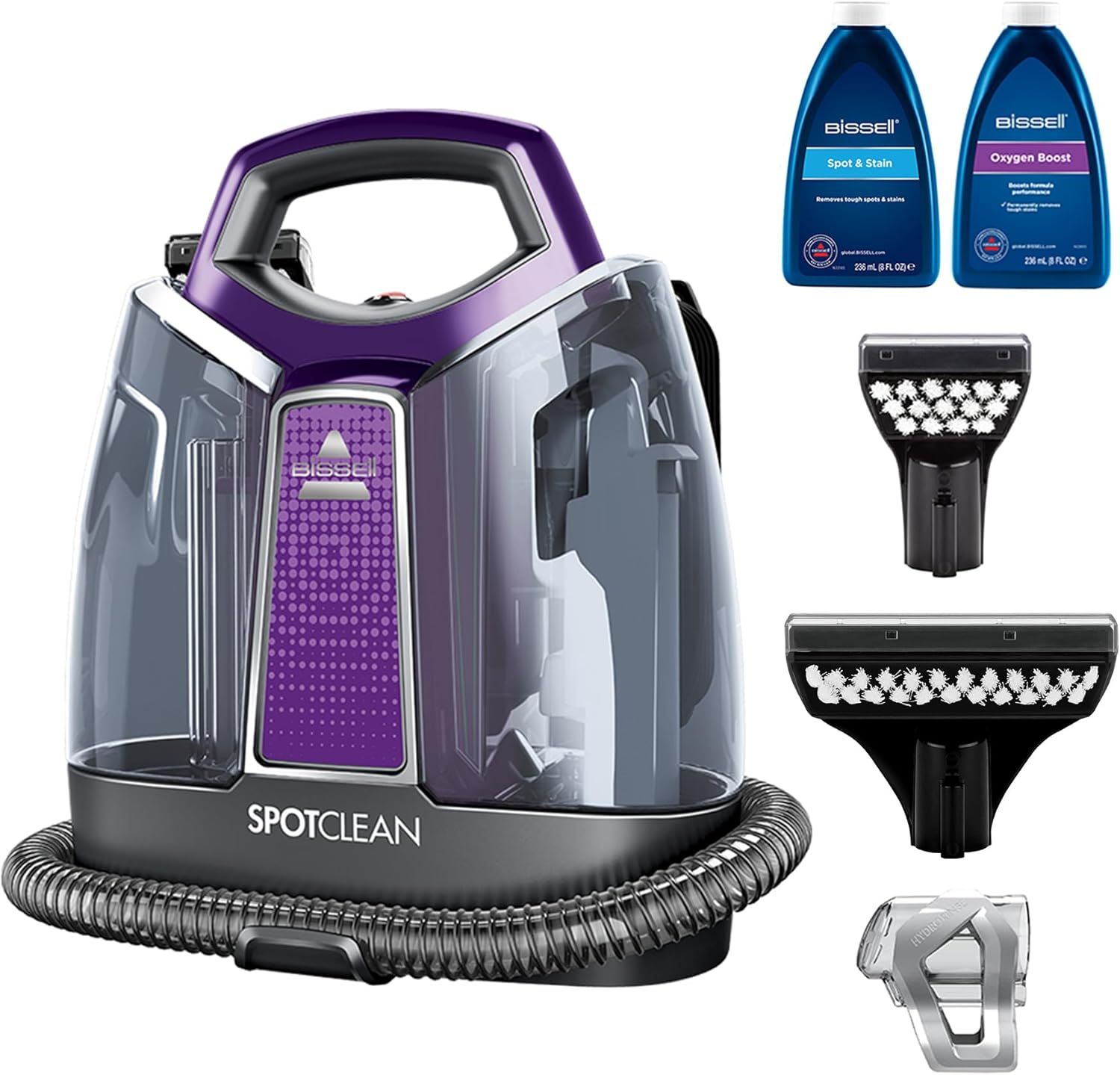 BISSELL SpotClean Portable Carpet Cleaner 36984 with 330W Motor for Stubborn Stains & Pet Odours