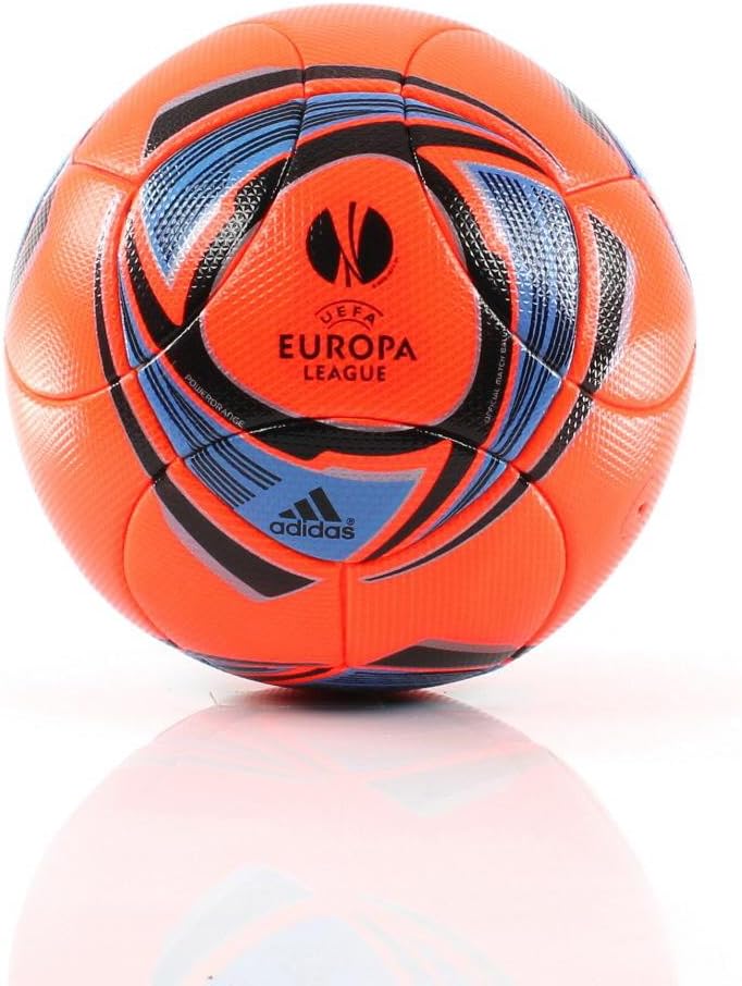 adidas Europa League Matchball Fussball Powerorange V87051 2011-2012, Größe:5