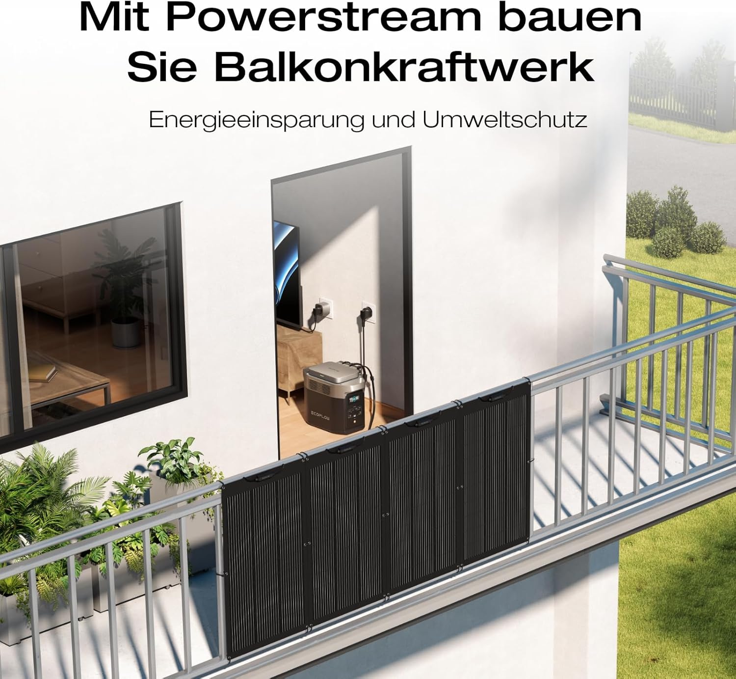 EF ECOFLOW DELTA 2 Tragbare Powerstation 1024Wh, Solargenerator erweiterbarer Kapazität bis zu 3kWh, für Camping, Wohnmobile, Kleine Verpackungsmängel, Produkt unbenutzt(Generalüberholt)