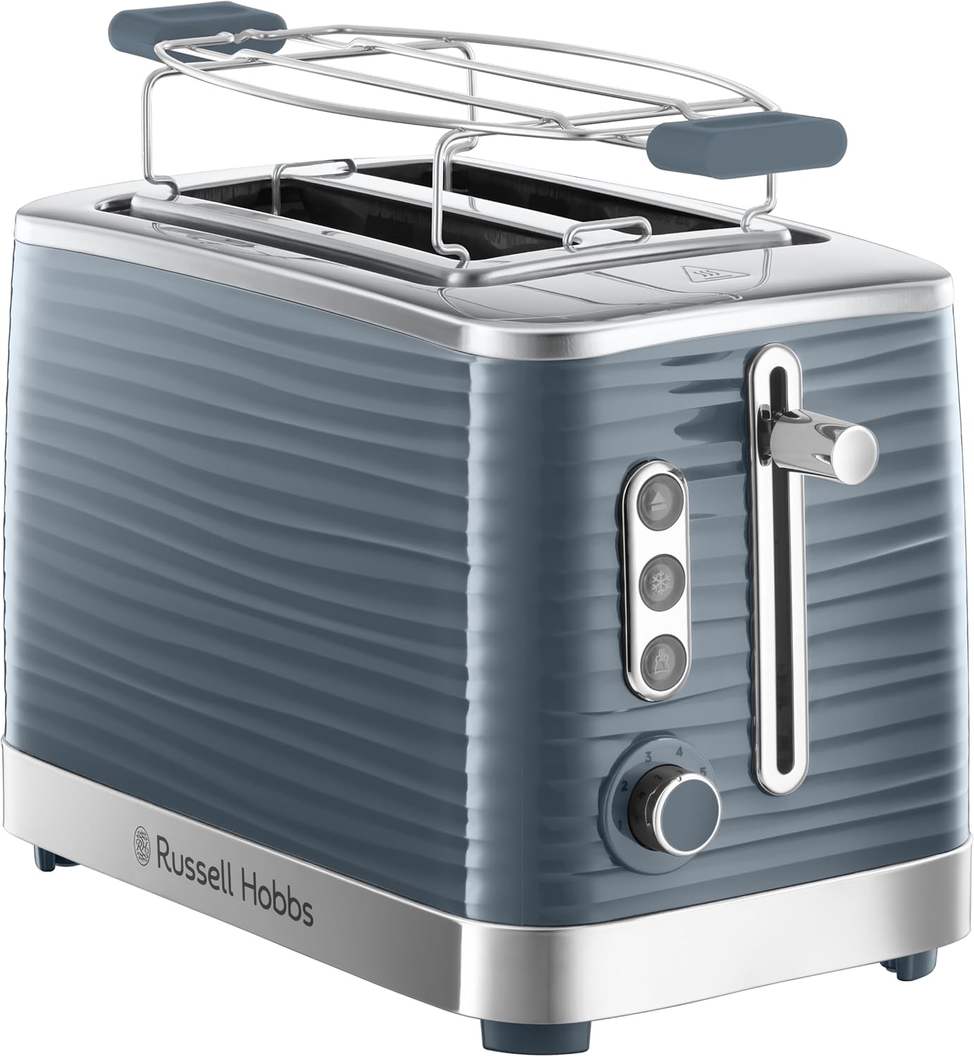 Russell Hobbs Inspire Grey Frühstückset Toaster, Wasserkocher und Kaffeemaschine