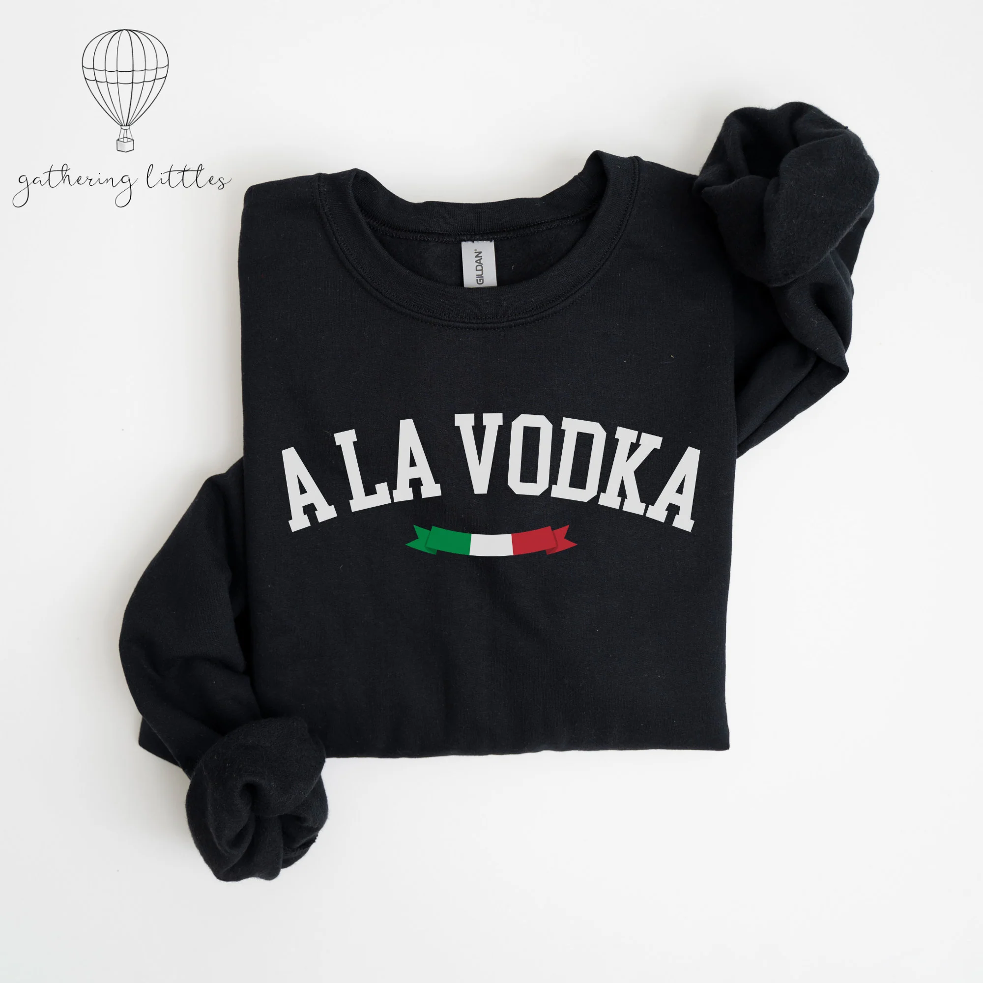 Penne a la Vodka Sweatshirt, Pasta Sweatshirt Pasta Lover Gifts, Gift-for Food Lovers, Gifts-For-Foodie, Italian Baby Onesie