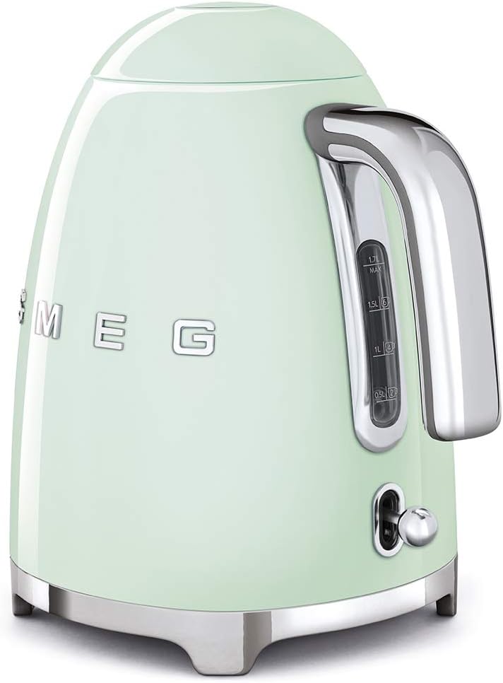 Smeg, 2x2 TSF01CREU -Toaster, 2 Schlitze für 2 Scheiben, 6 Vergoldungsniveaus, Heizfunktion, Abtau- und Bagel- Funktion, Sammelschublade, 950W, Creme