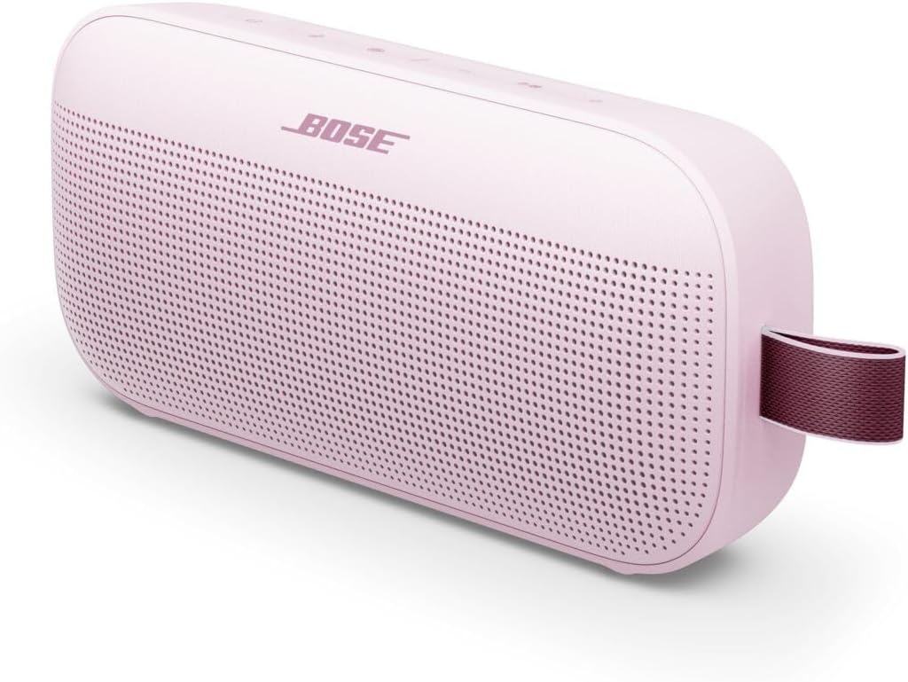 Bose SoundLink Flex Portable Bluetooth Speaker (2nd Gen). Portable Outdoor Speaker with Hi-Fi Audio. Up to 12 Hours Battery Life. Waterproof and Dustproof