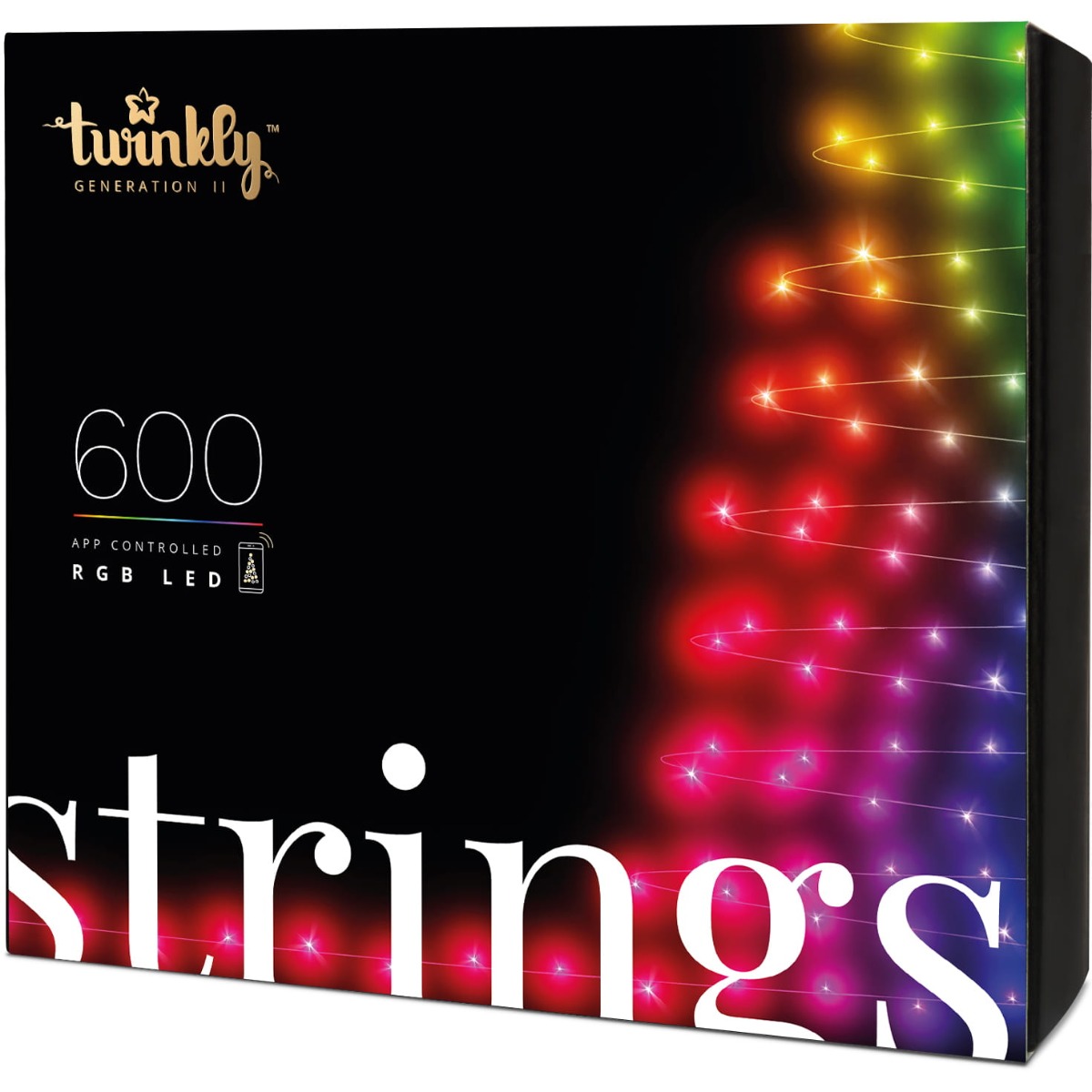 2 x LAMPKI CHOINKOWE TWINKLY 600 LED RGB niepowtarzalne efekty 48 metrów