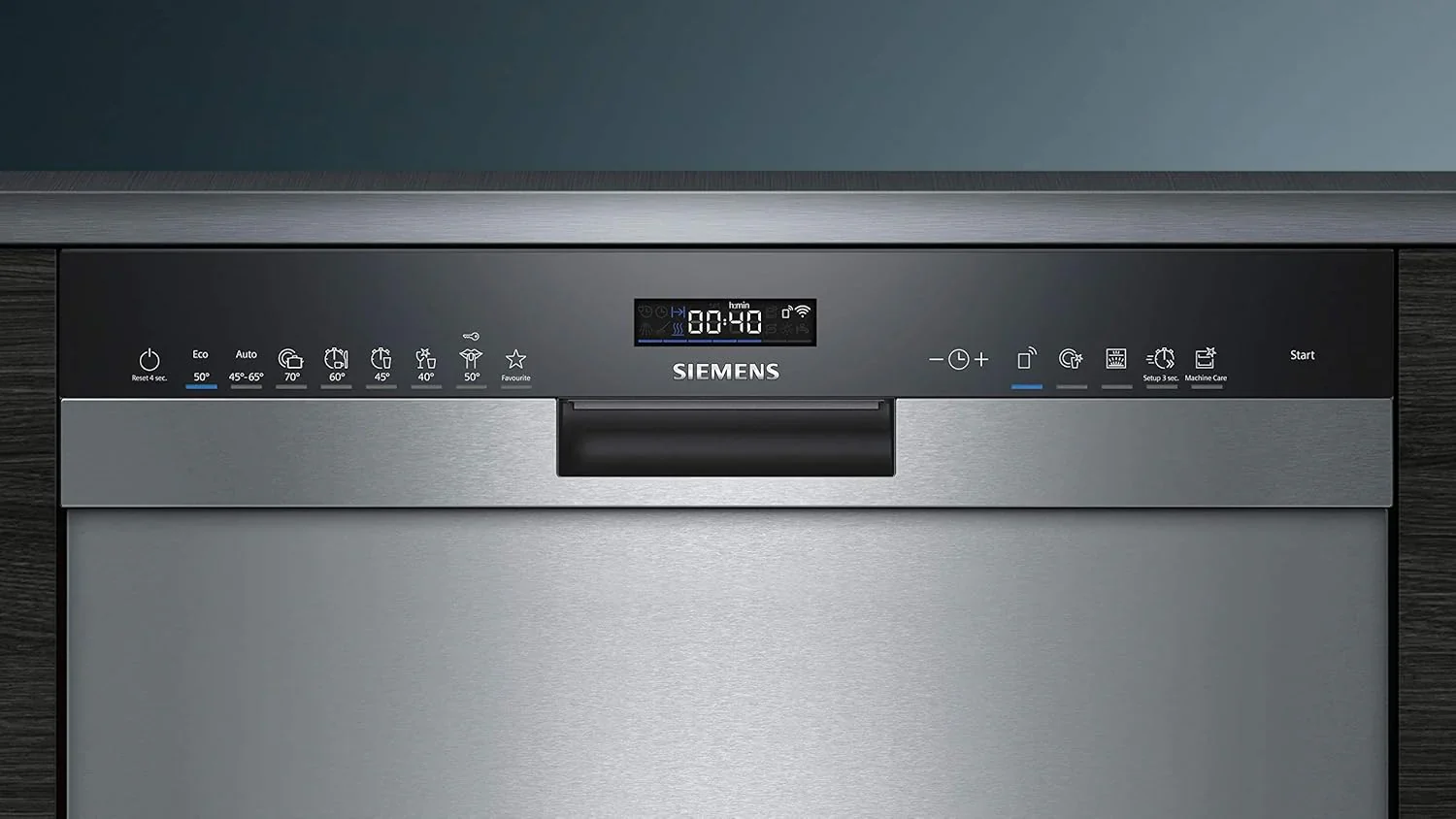 Siemens SN63EX14VE, iQ300 Smarter Geschirrsp��ler, Vollintegrierte Sp��lmaschine mit Besteckschublade, 60 cm, Auto T��r?ffnung dank autoOpen dry, Besonders leise durch iQdrive-Motor, infoLight aquaStop