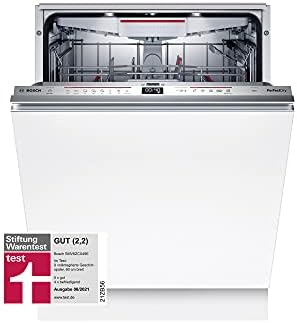 Bosch Hausgerte SMV6ZCX49E Serie 6  er Geschirrspüler Vollintegriert, Besteckschublade, Silence Programm besonders leise, PerfectDry mit Zeolith trocknet sogar Kunststoff