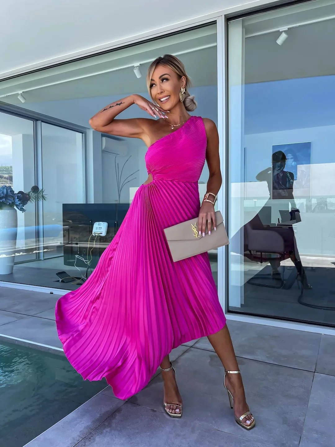Elegantes Midi-Kleid Audrine �C Modern & Raffiniert
