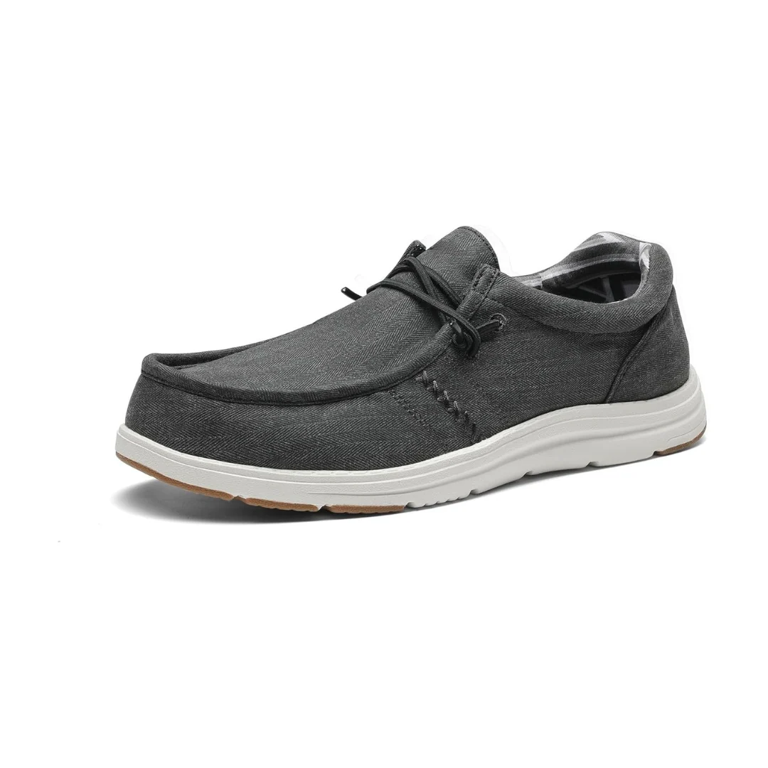 Men's Low-Top Comfort Loafers �C Grey Black