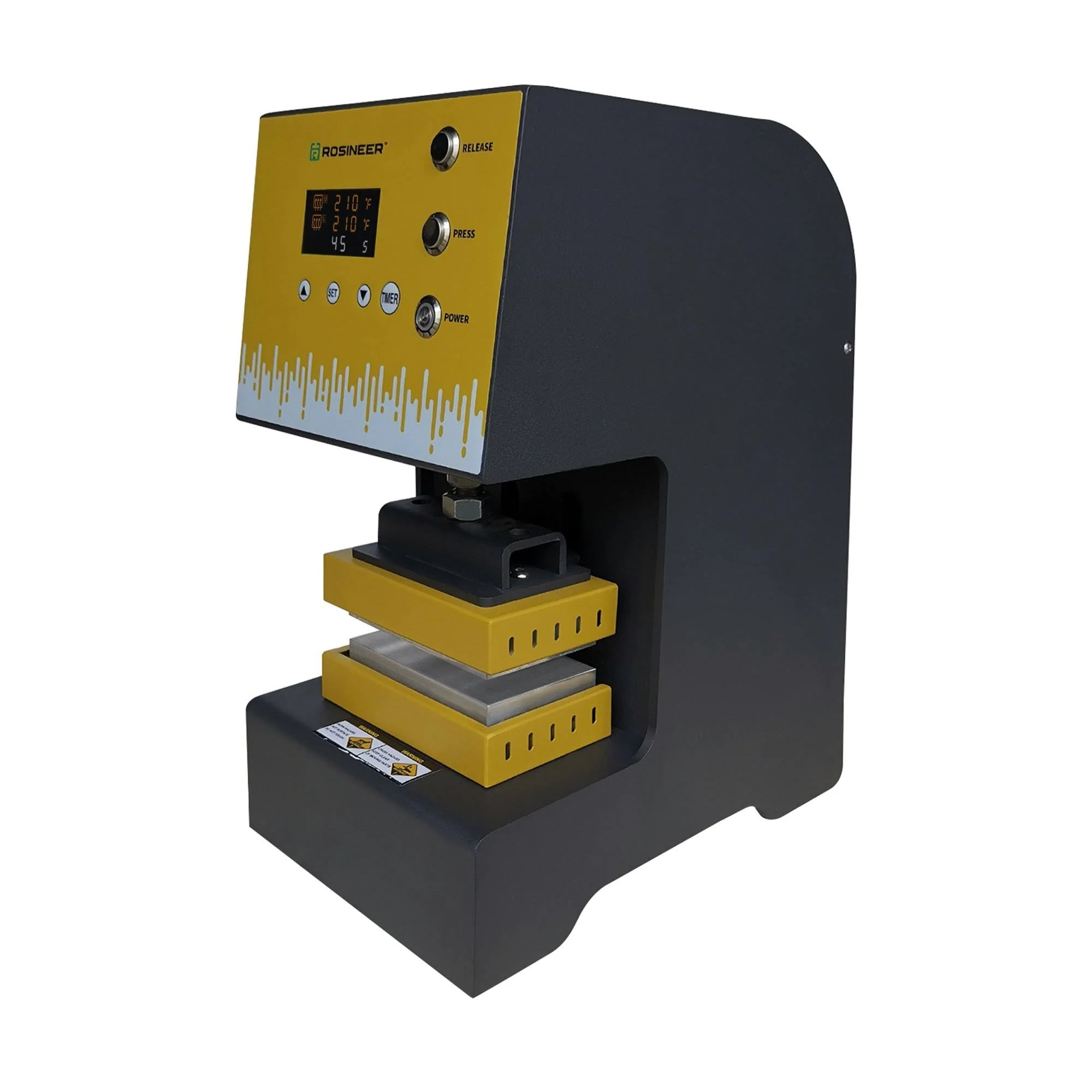 2025 Rosineer Auto Hybrid Warmtepers, 4 ton, 3 x 5 inch platen